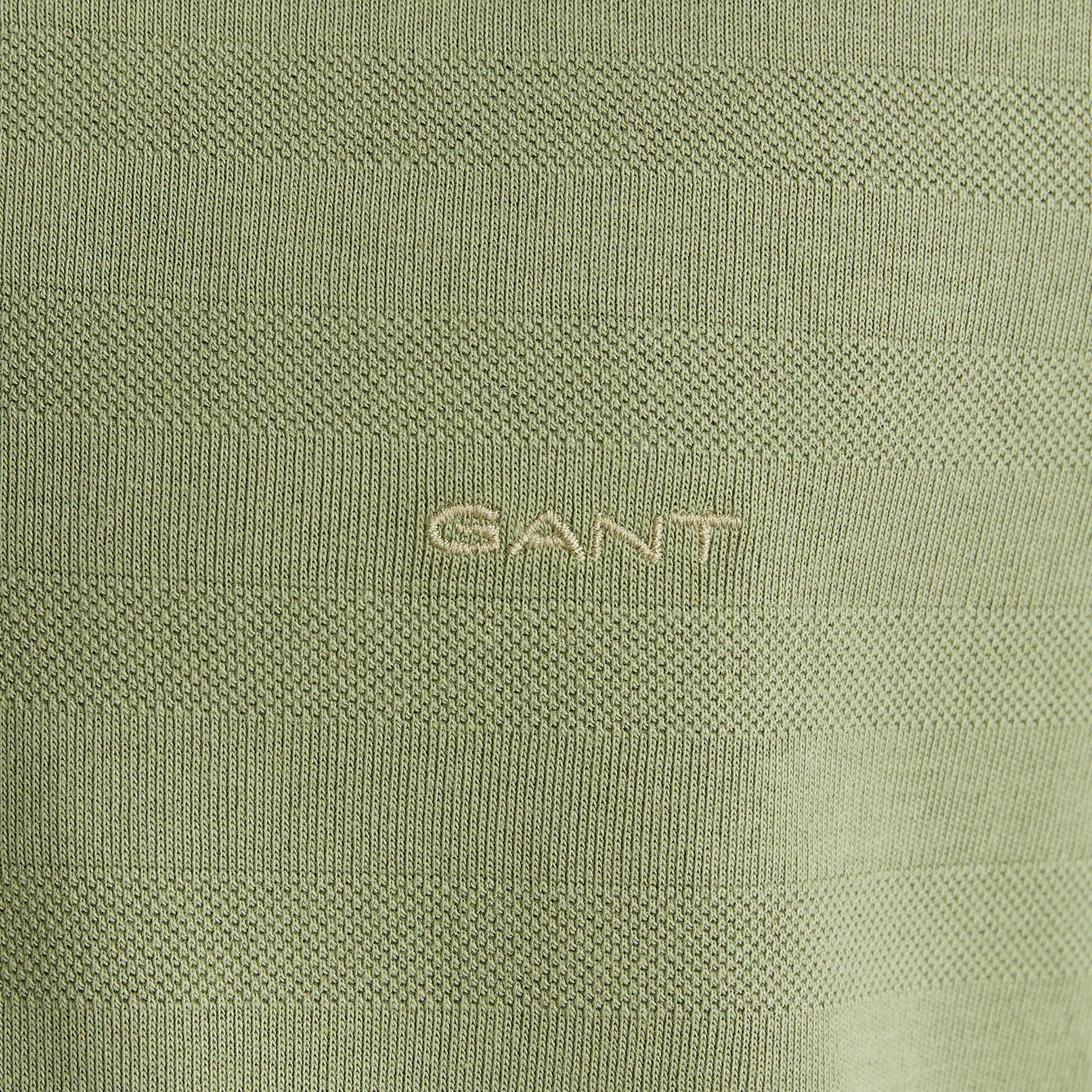 GANT Erkek Yeşil Regular Fit Polo Yaka T-Shirt