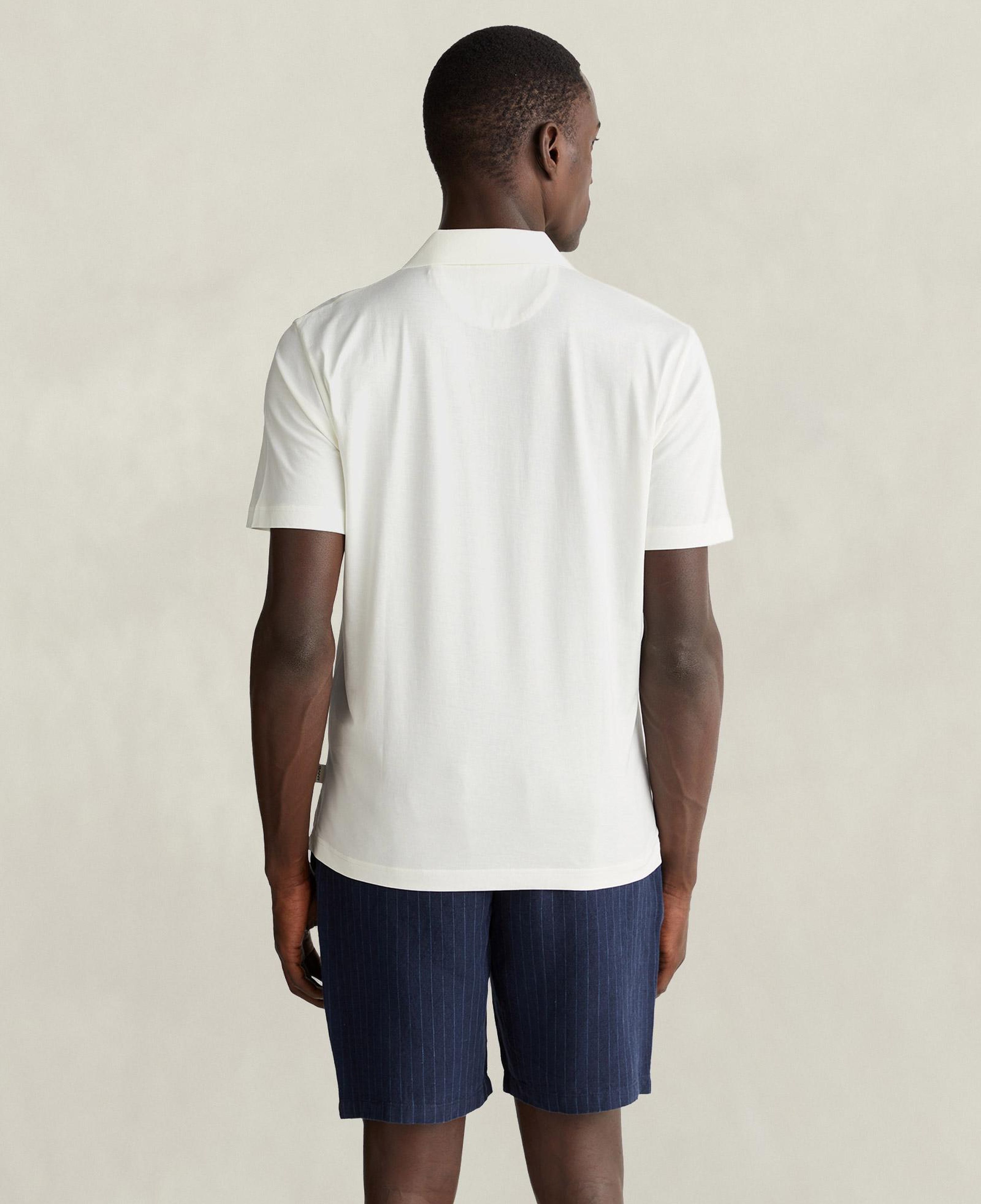 GANT Erkek Beyaz Regular Fit Polo Yaka T-Shirt