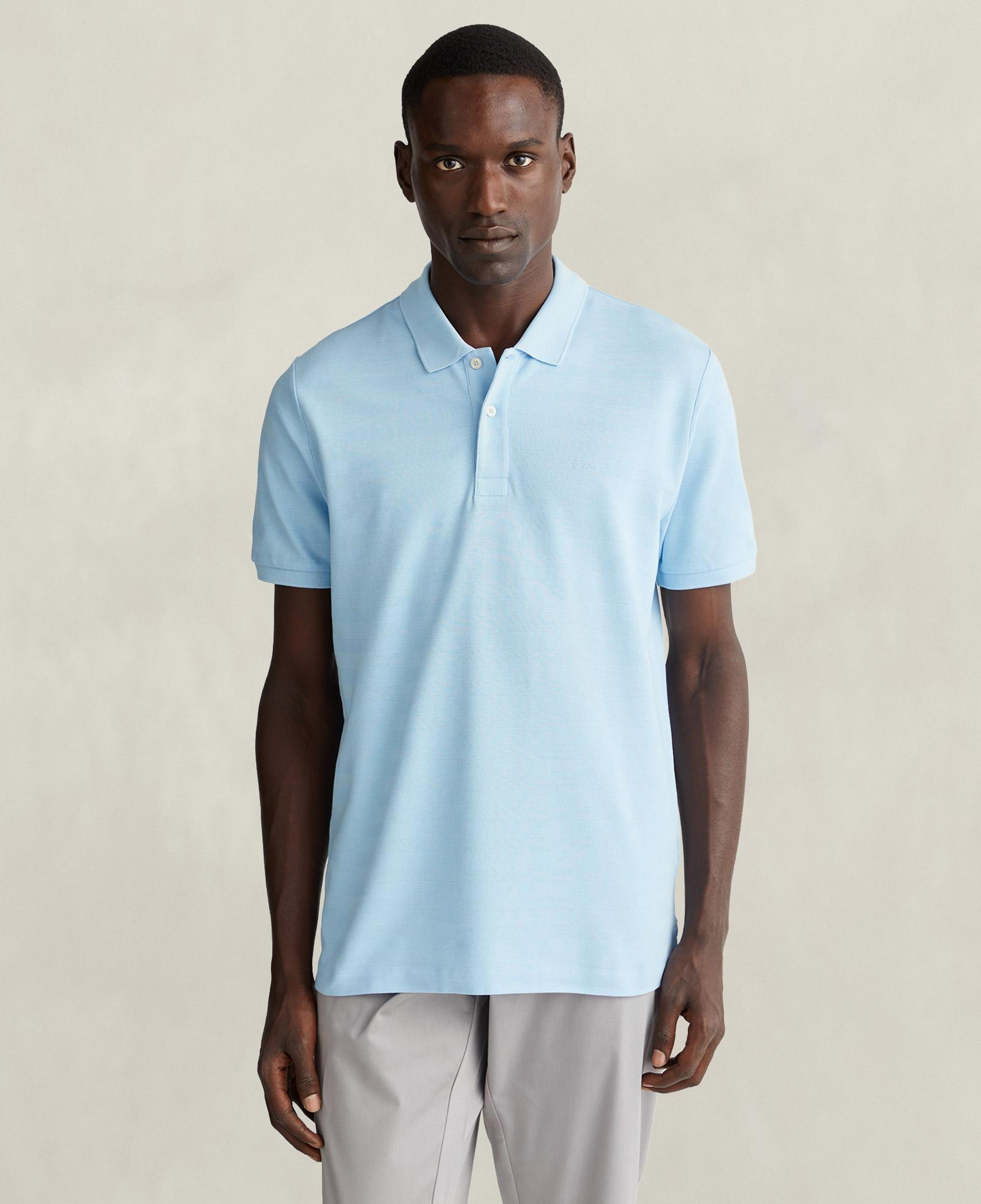 GANT Erkek Mavi Regular Fit Polo Yaka T-Shirt