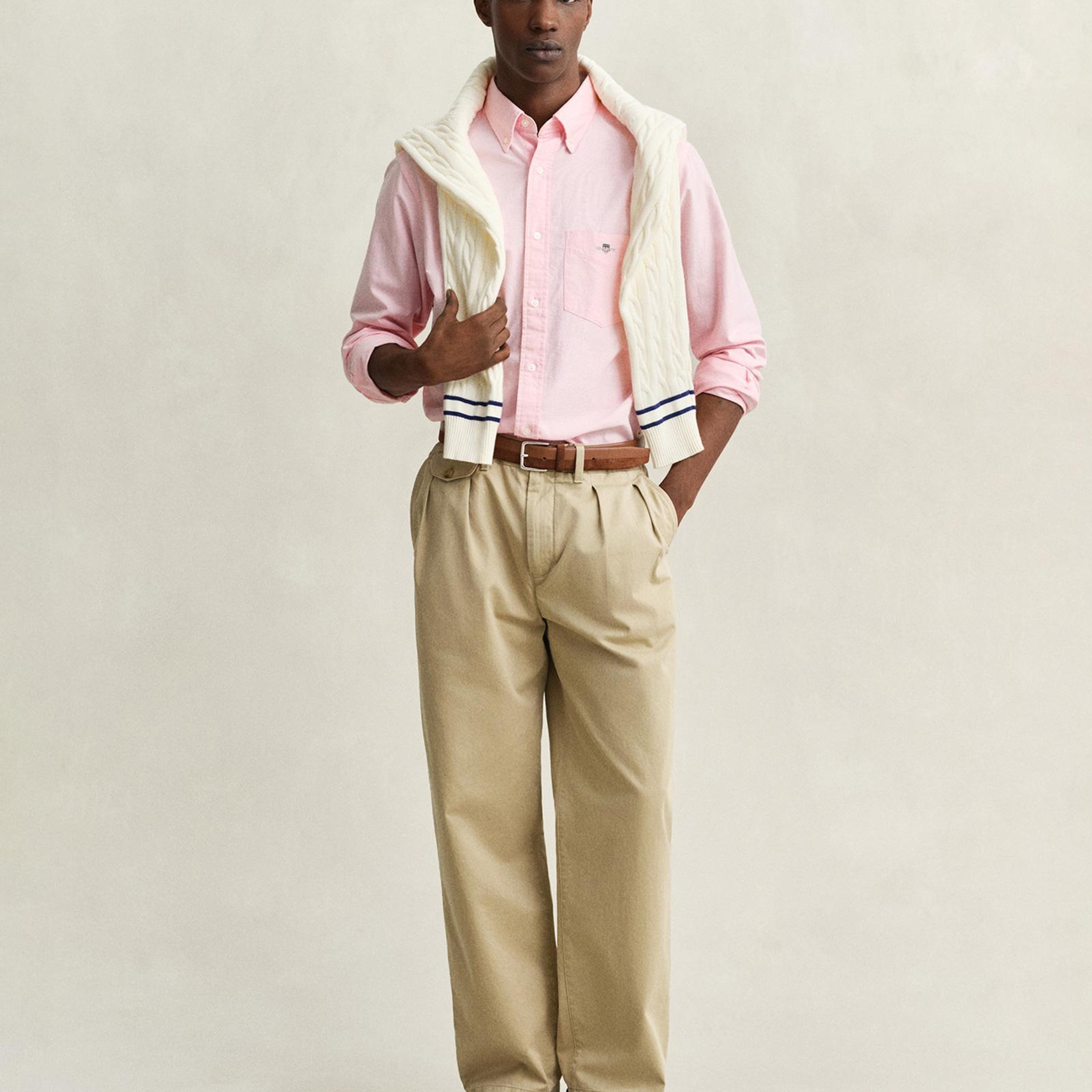 GANT Erkek Pembe Regular Fit Logolu Gömlek