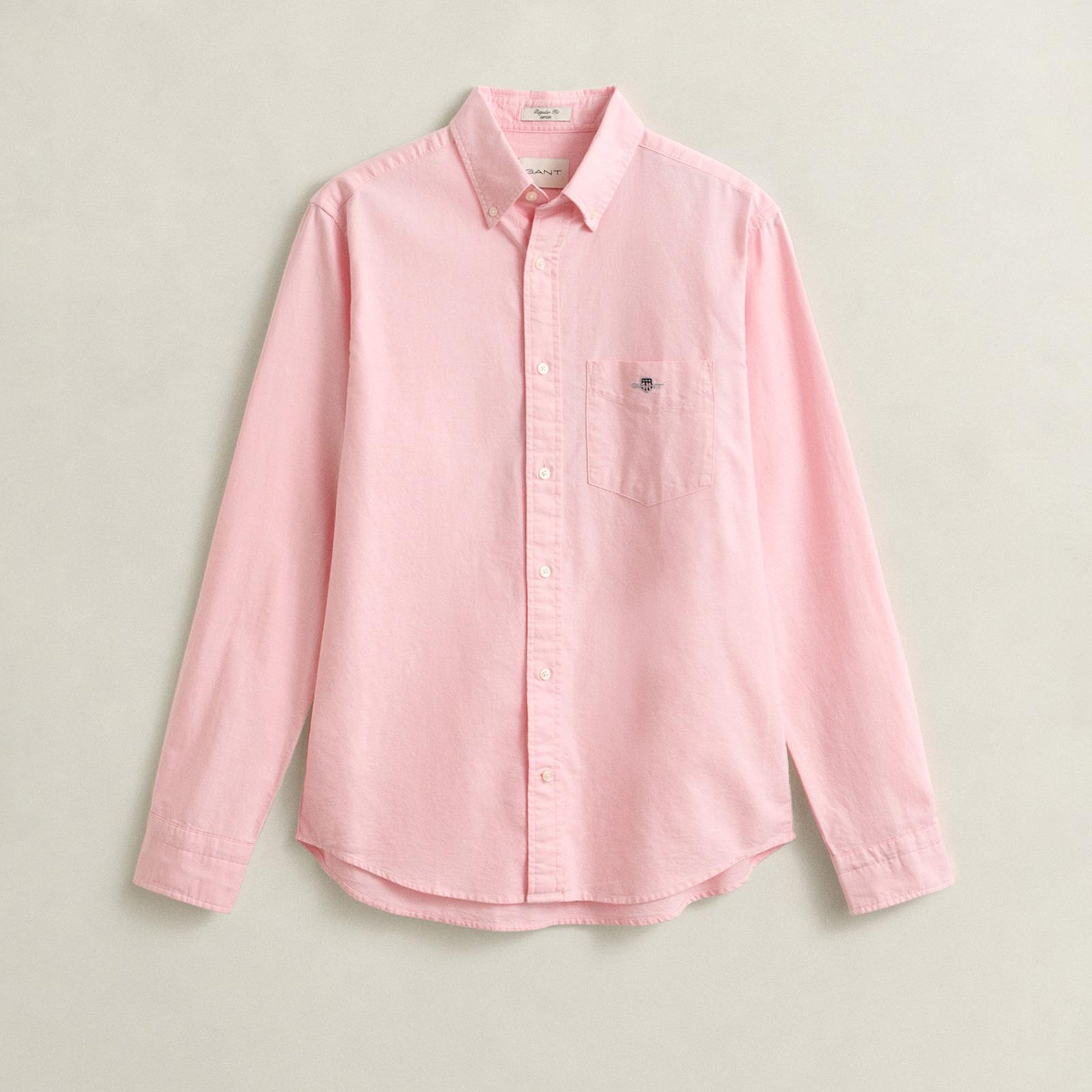 GANT Erkek Pembe Regular Fit Logolu Gömlek