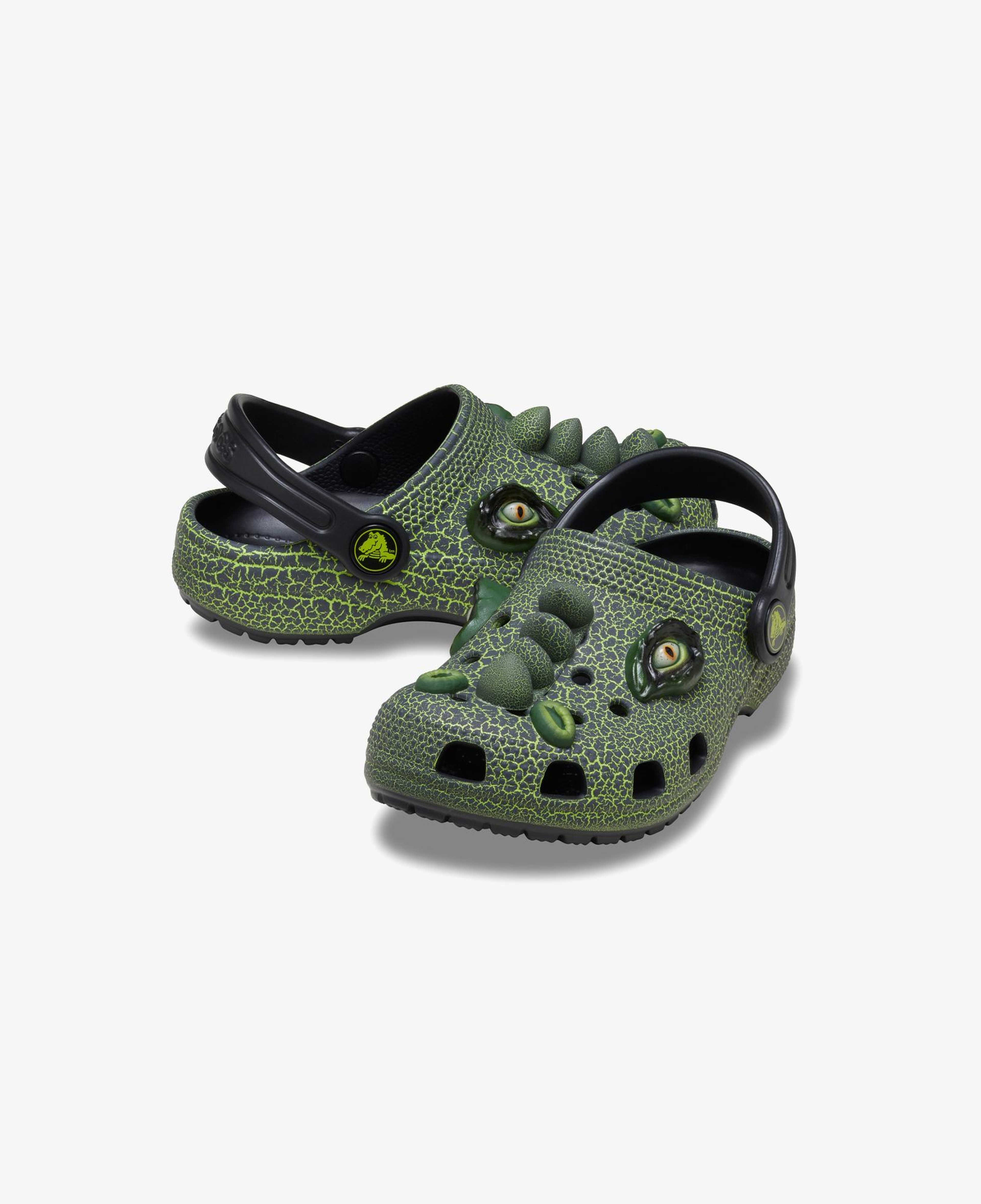 Crocs Classic I Am Scary Dino Çocuk Siyah Terlik