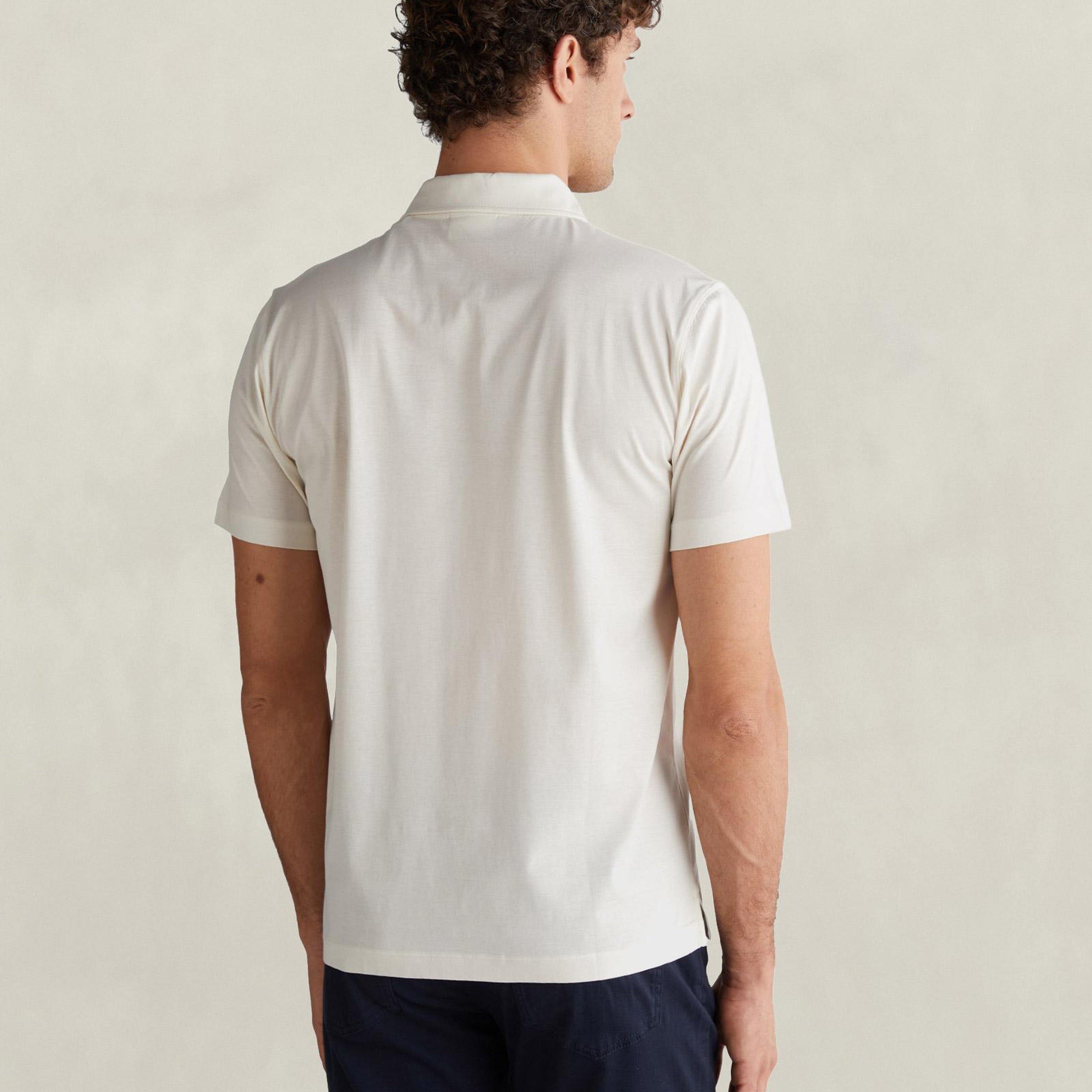 GANT Erkek Beyaz Regular Fit Logolu Polo Yaka T-Shirt