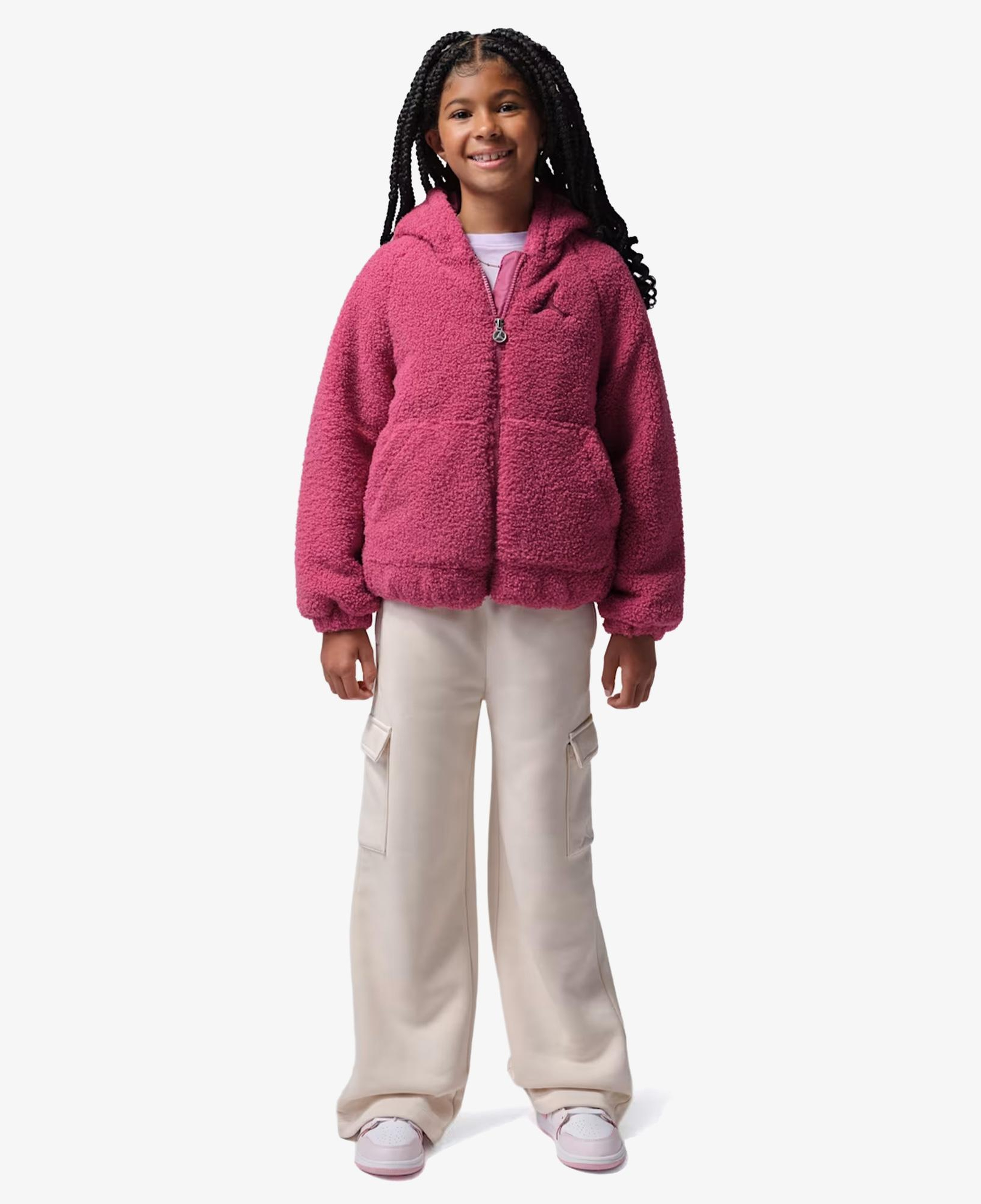 Jordan Sherpa Çocuk Pembe Mont