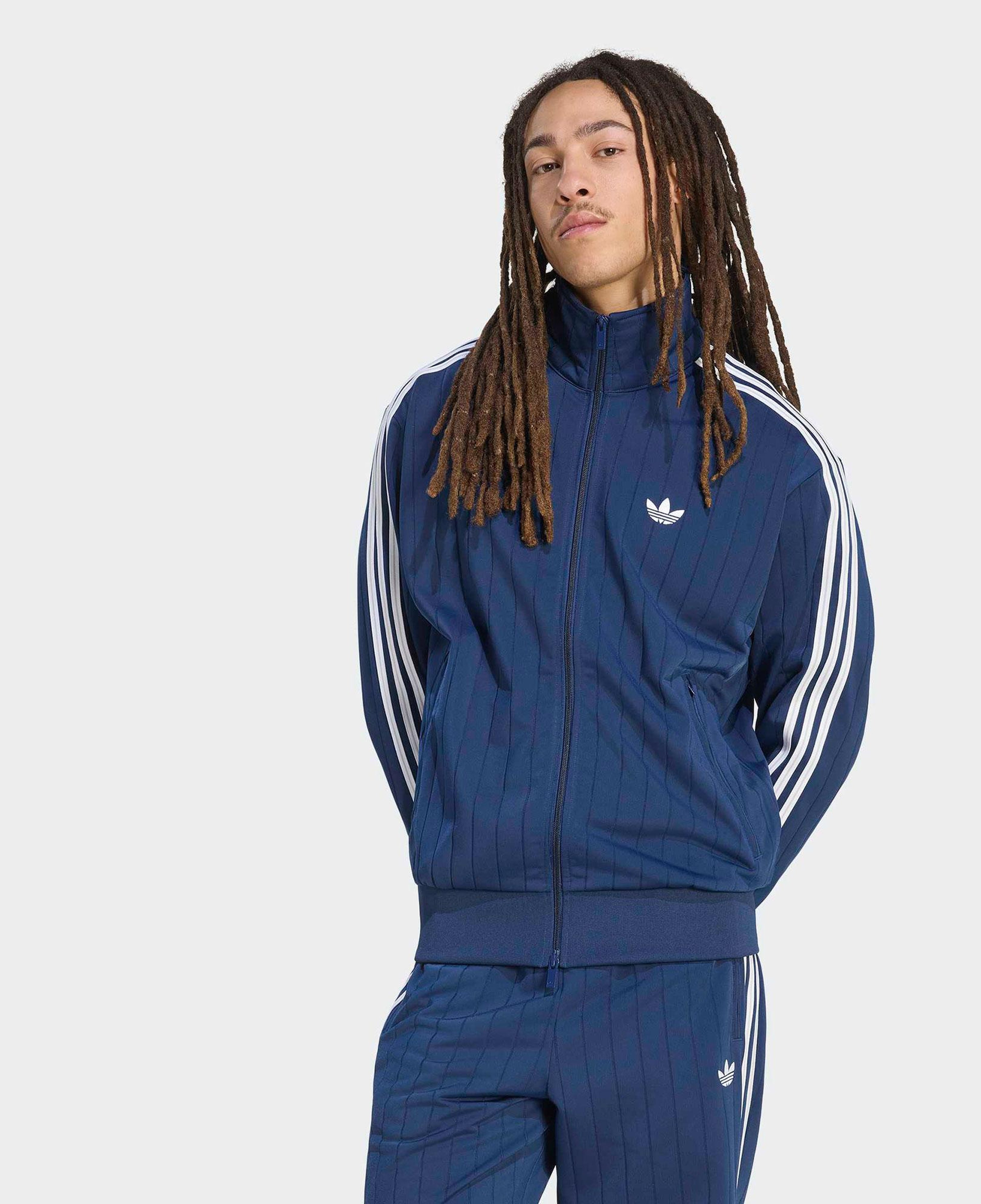 adidas Firebird Erkek Mavi Sweatshirt