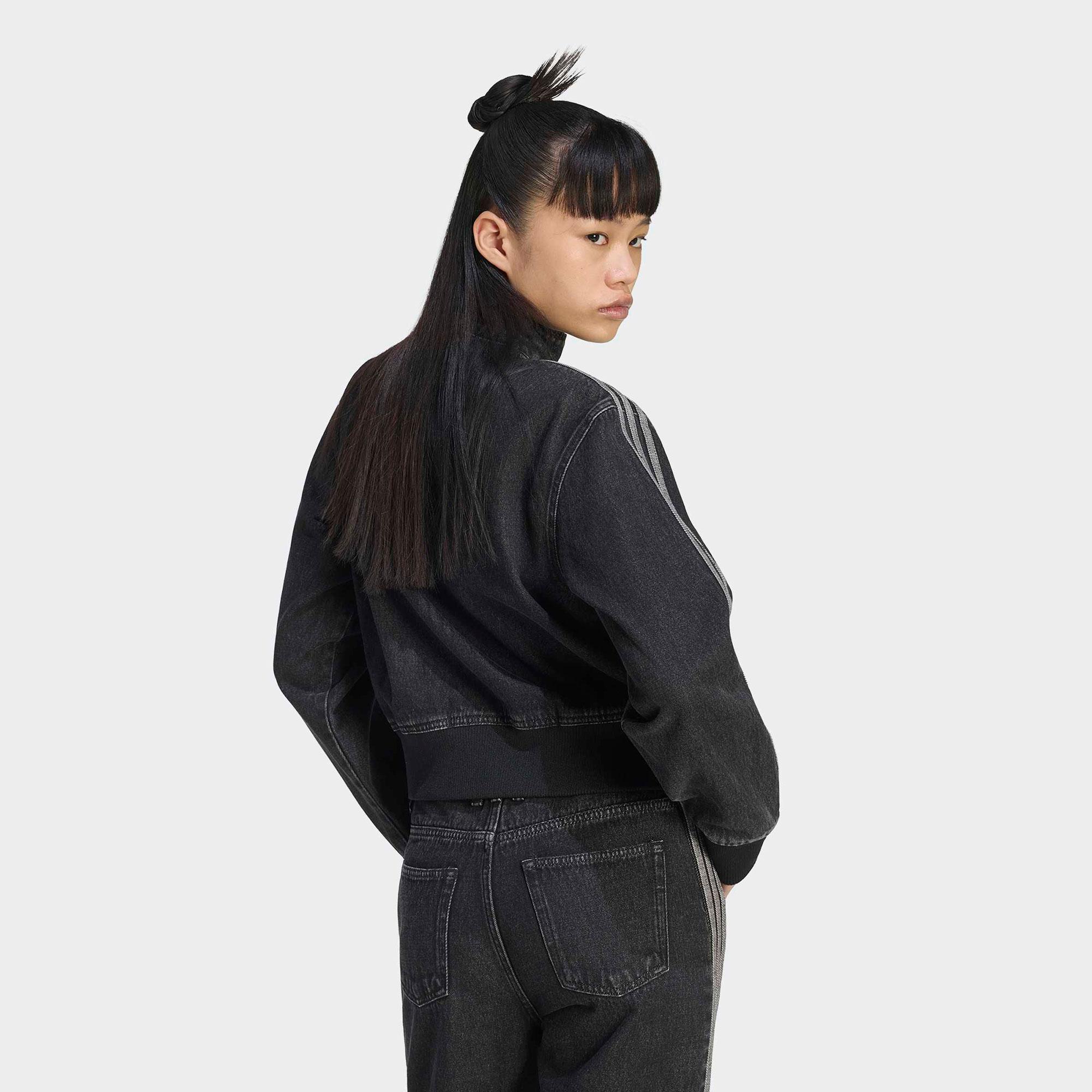 adidas Firebird Denim Kadın Siyah Ceket