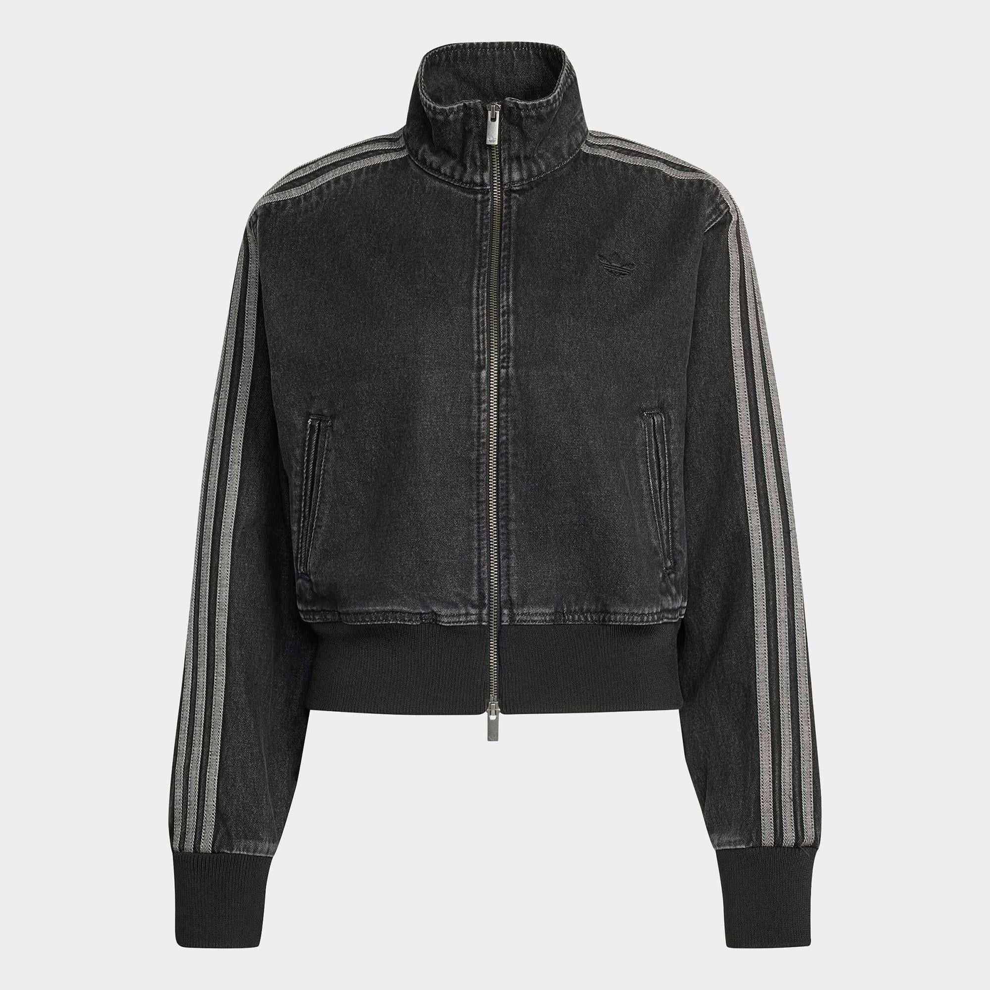 adidas Firebird Denim Kadın Siyah Ceket