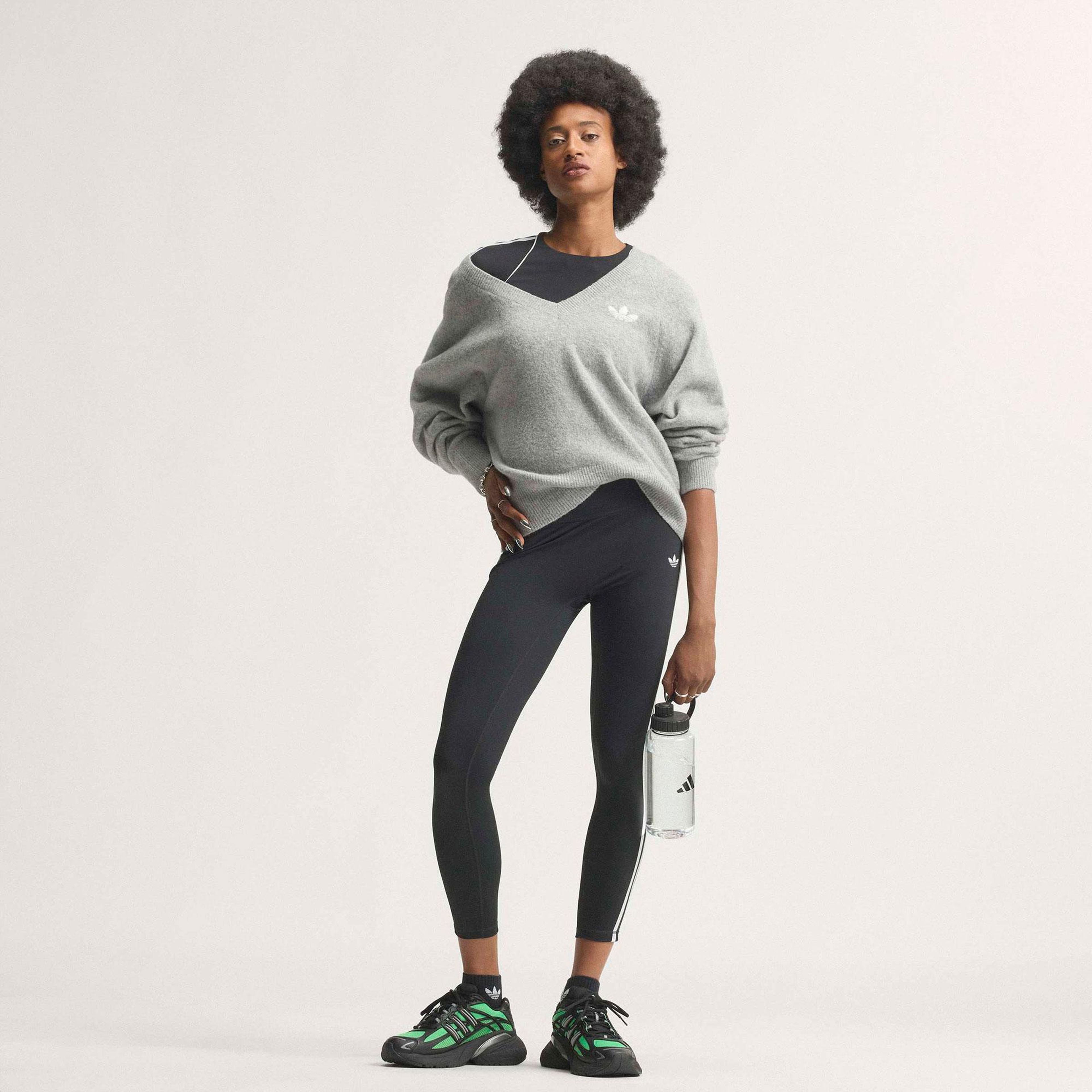 adidas Originals Sport Superstar Kadın Siyah Tayt