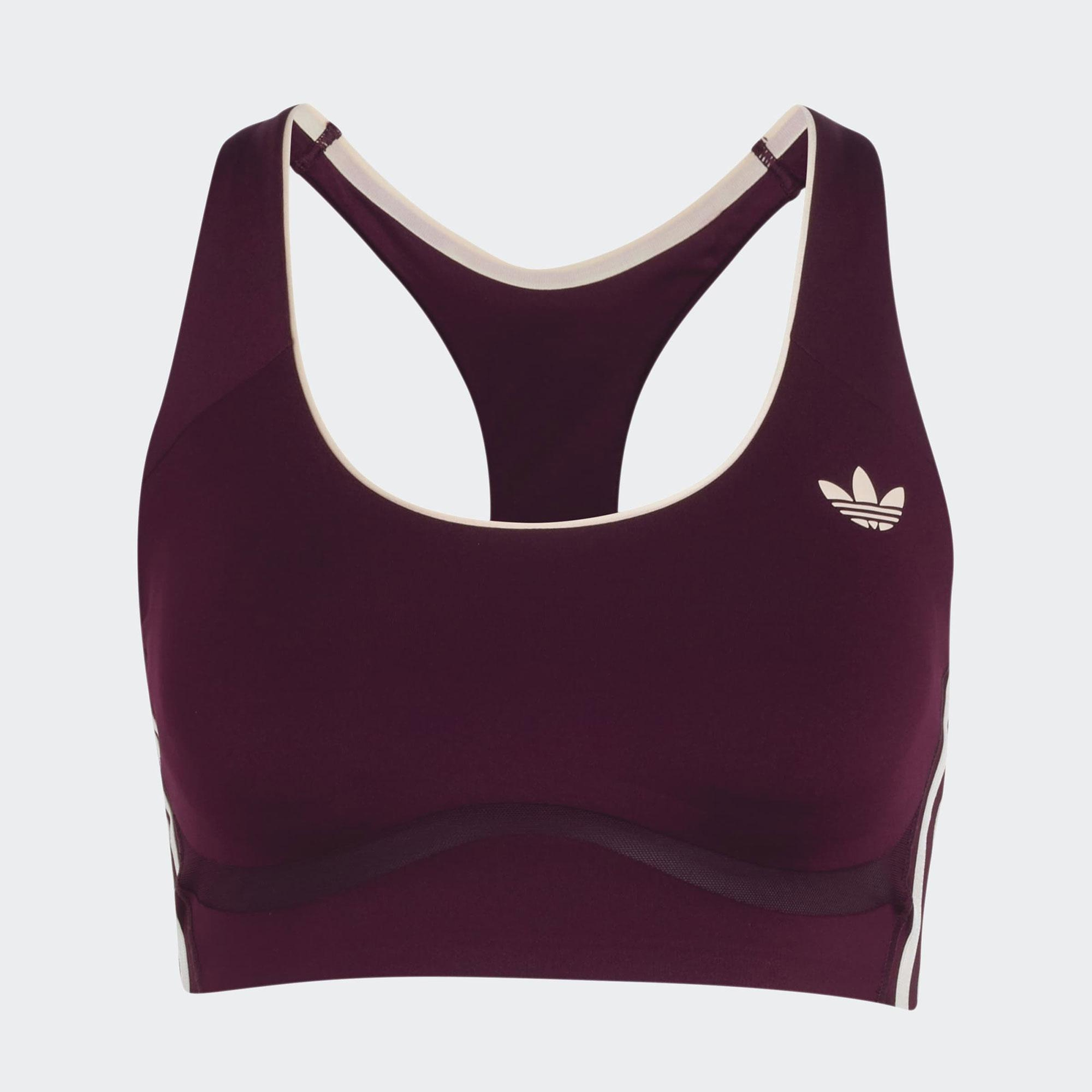 adidas Originals Sport Kadın Bordo Spor Sütyeni