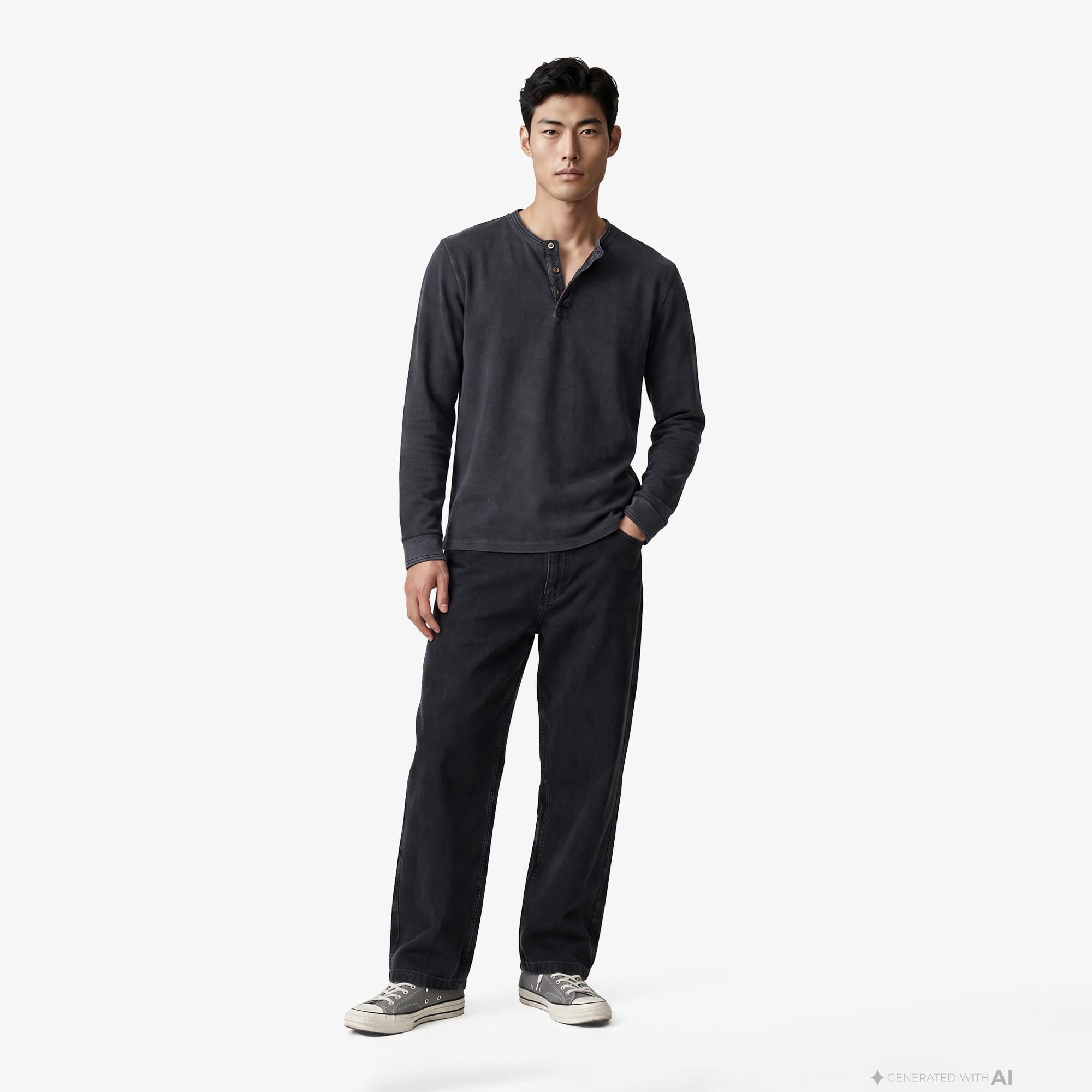 UNITED4 Regular Fit Erkek Siyah T-Shirt