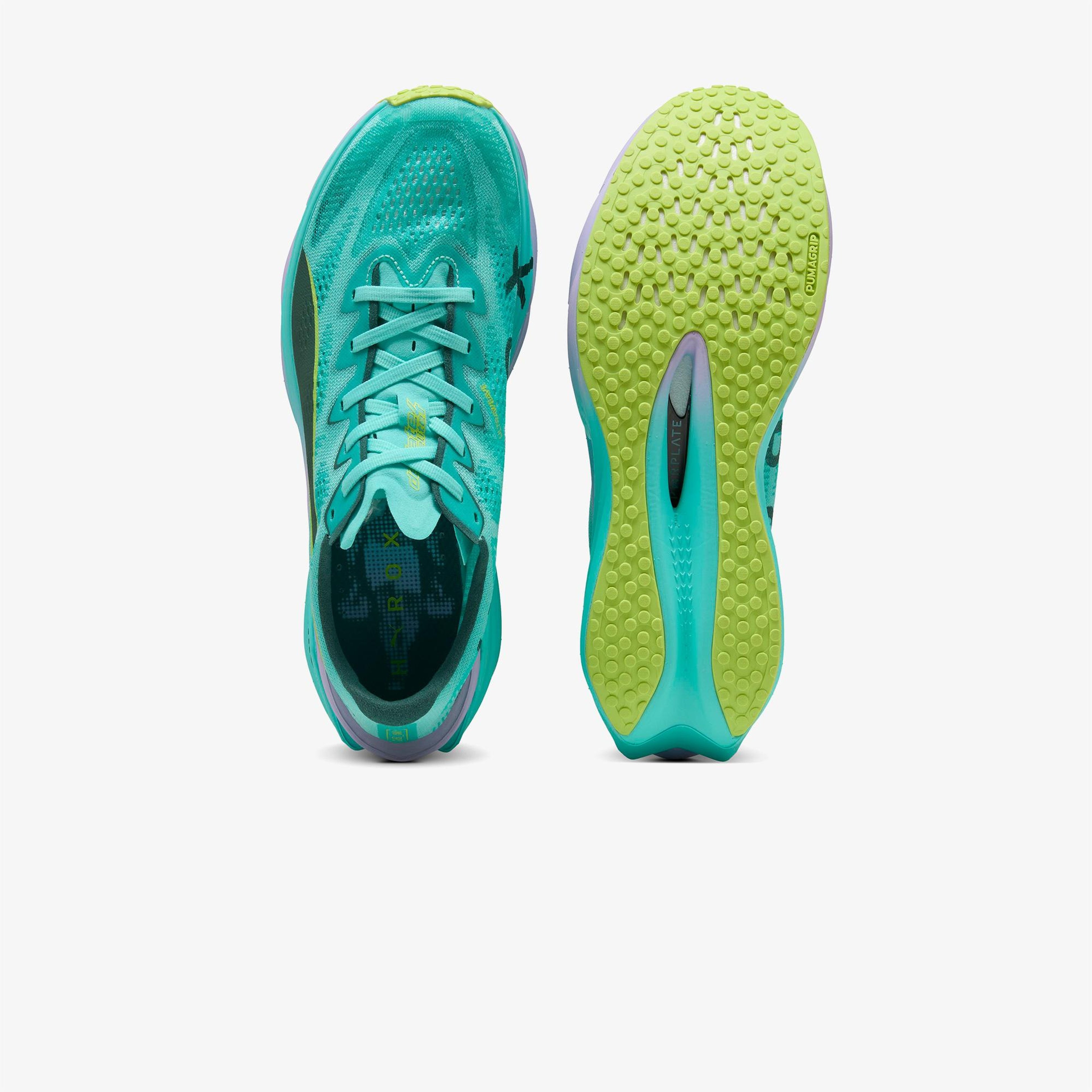 Puma Deviate Nitro Elite 4 Erkek Yeşil Spor Ayakkabı