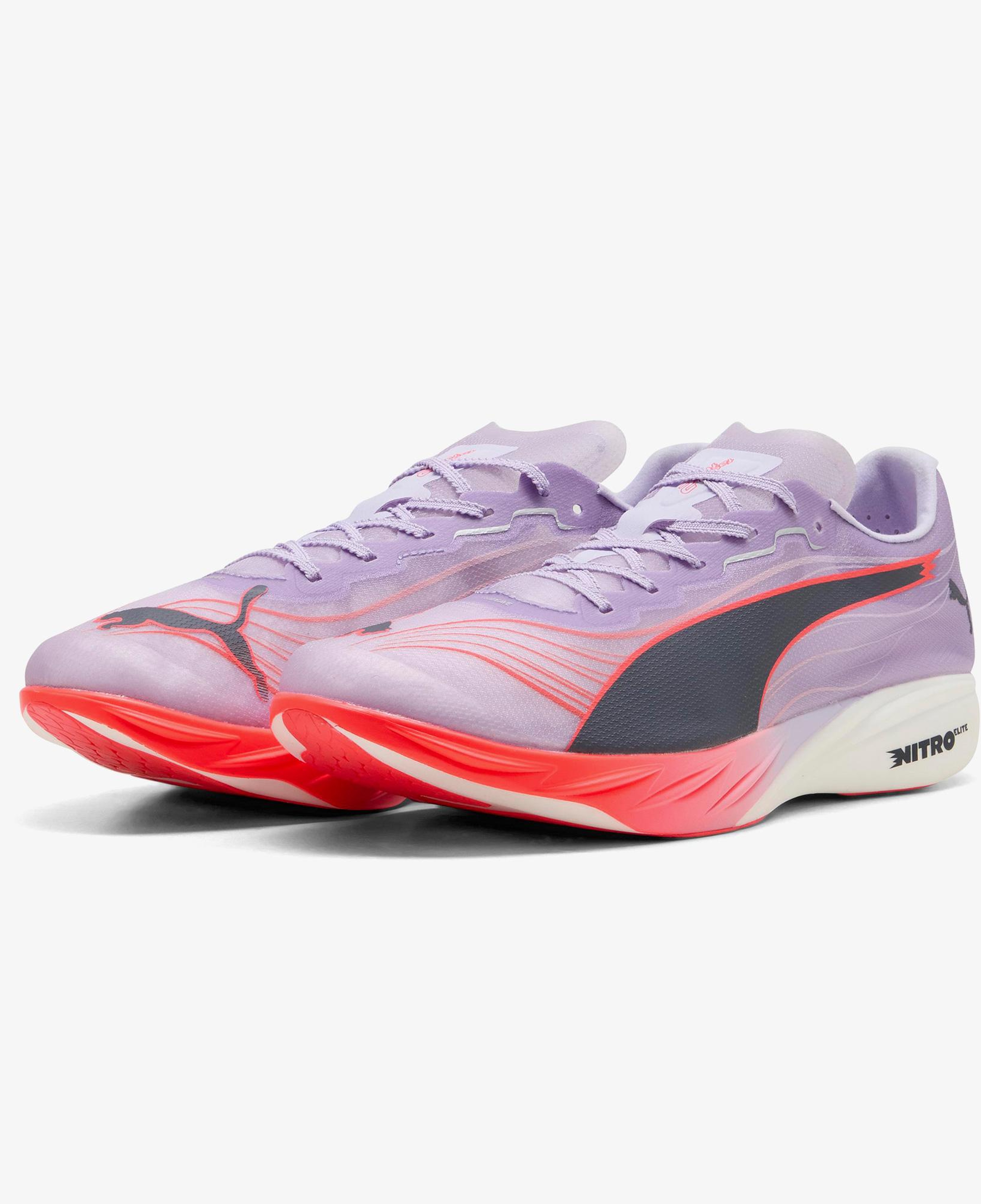 Puma Fast-Fwd Nitro Elite 2 Erkek Mor Koşu Ayakkabısı