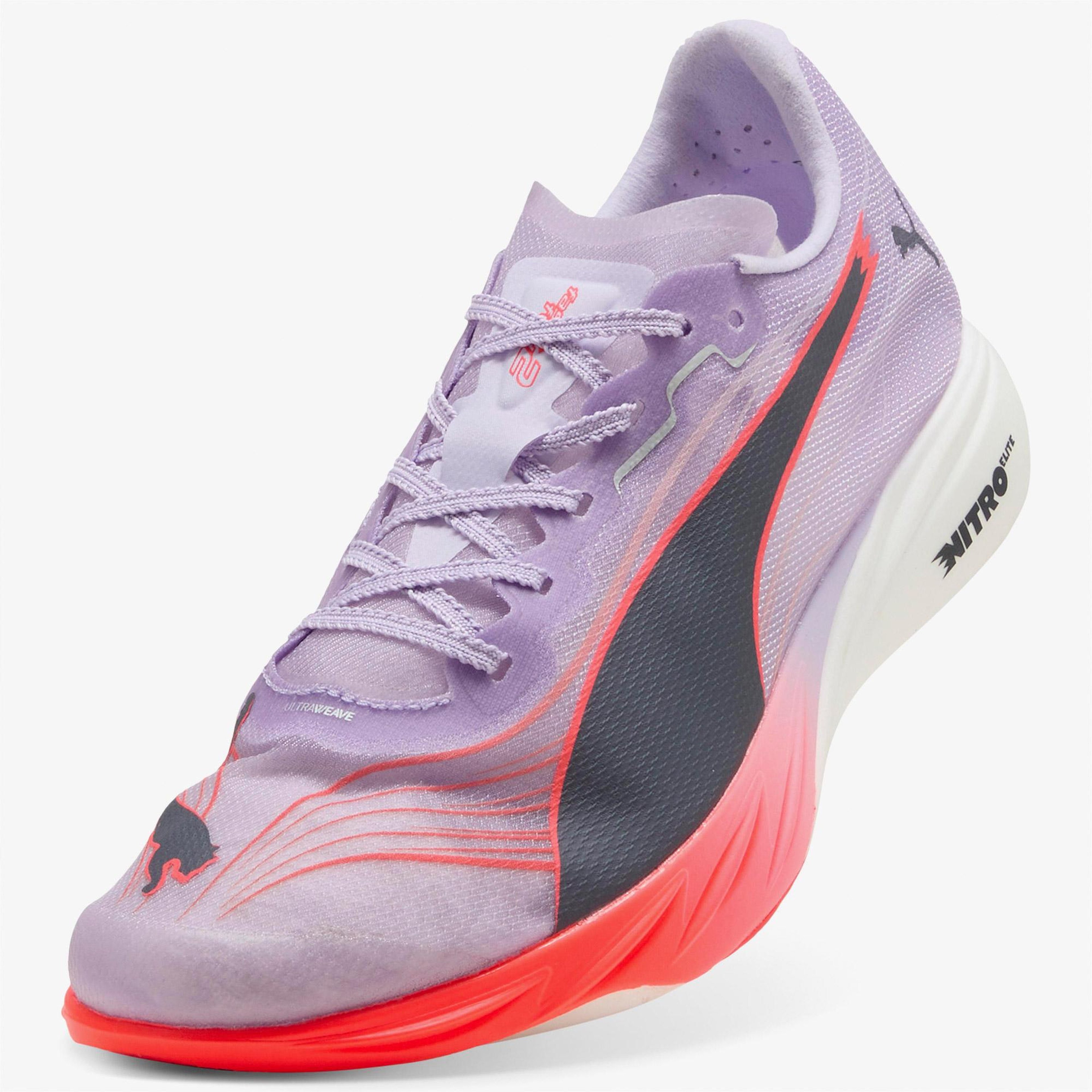 Puma Fast-Fwd Nitro Elite 2 Kadın Mor Koşu Ayakkabısı