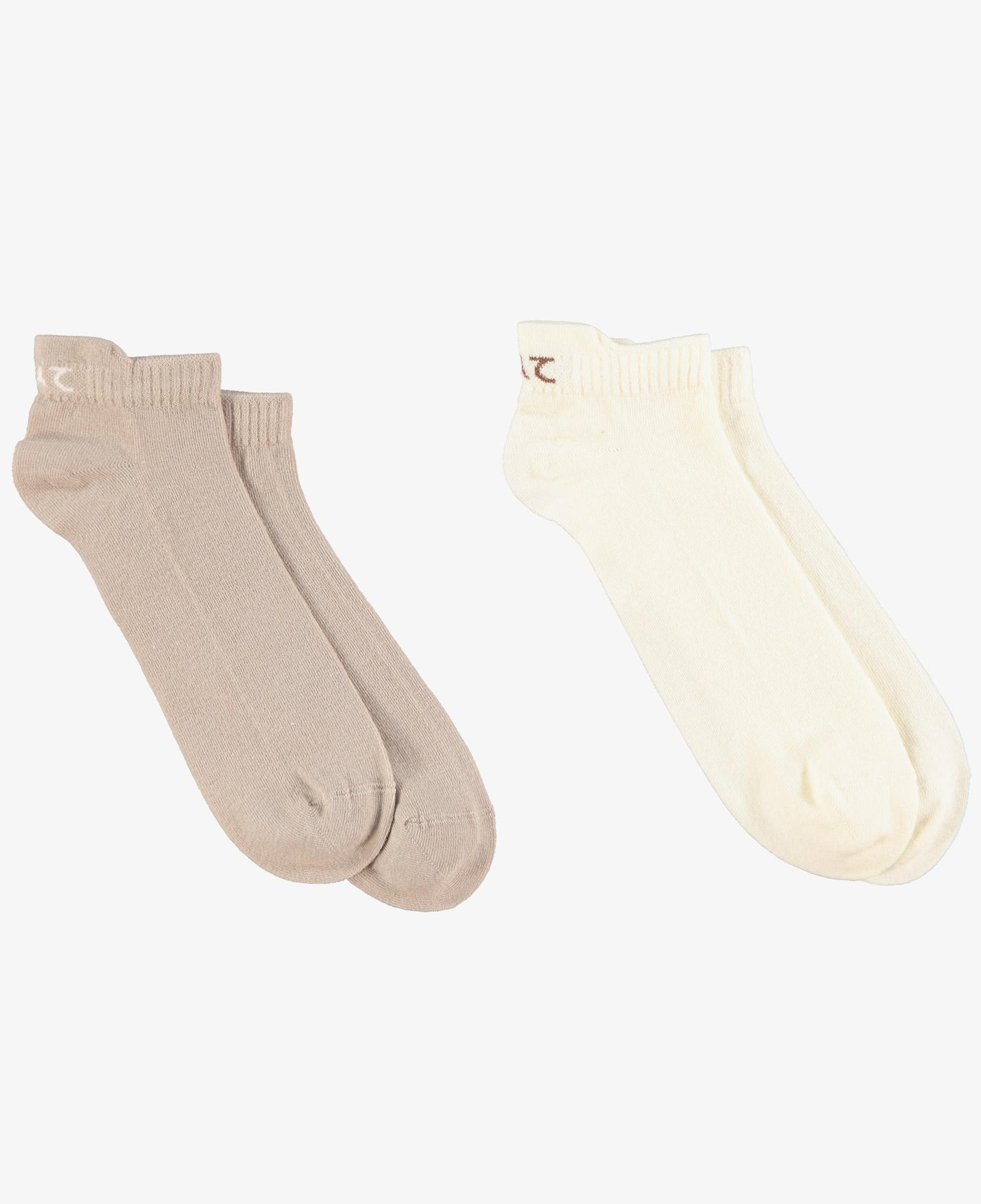 UNITED4 Classic 2'li Unisex Kahverengi/Sarı Çorap