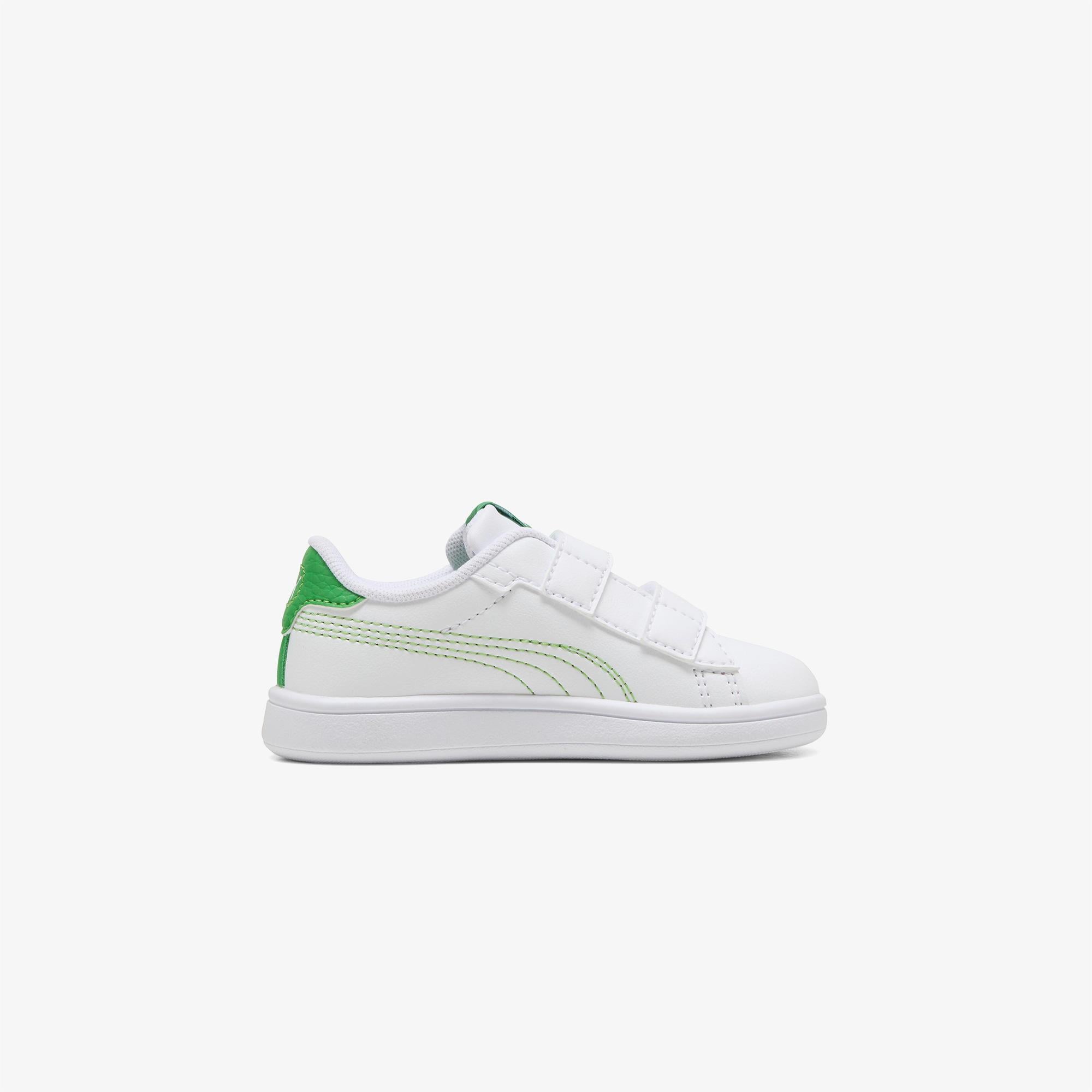 Puma Smash 3.0 Dino Çocuk Beyaz Spor Ayakkabı