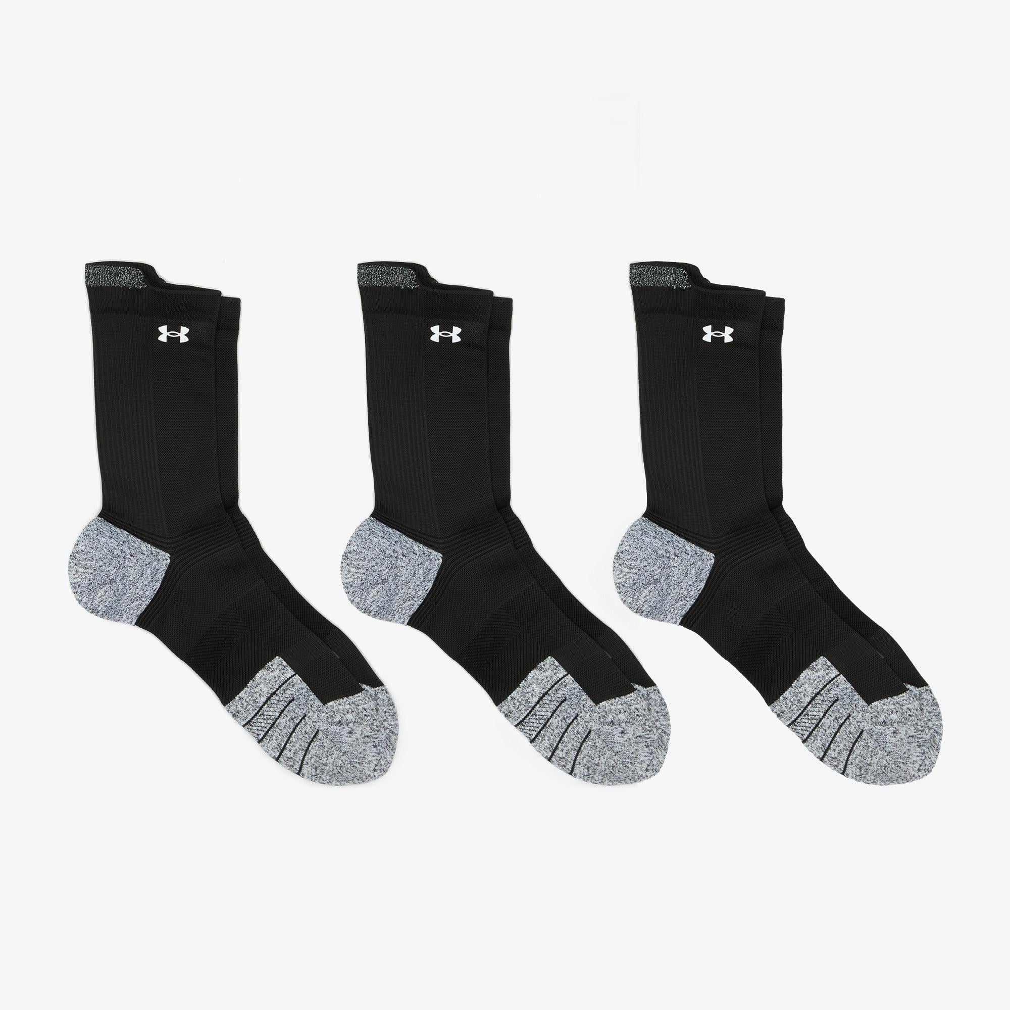 Under Armour Run Cushion 3'lü Erkek Siyah Çorap