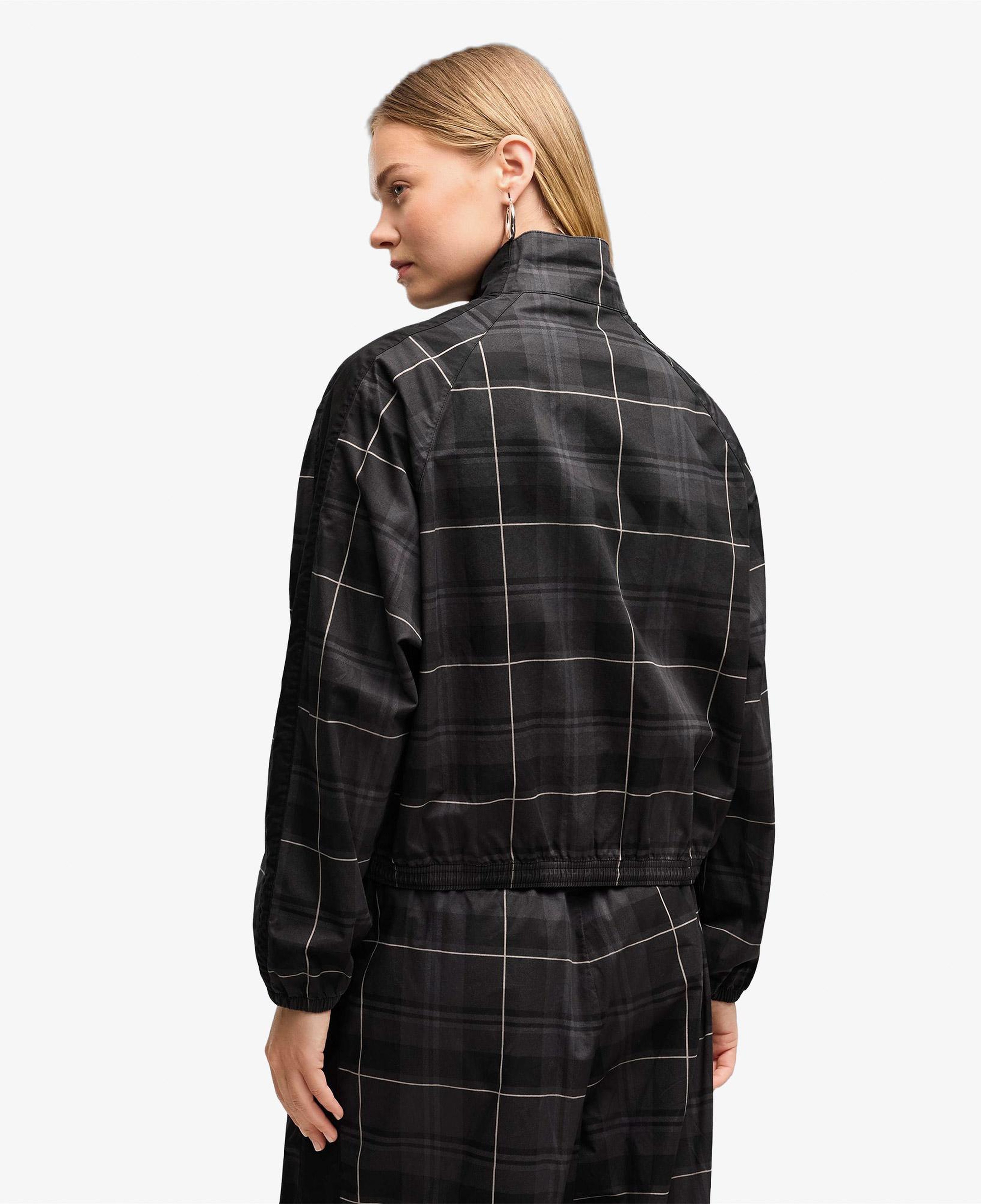 Puma T7 Tartan Woven Kadın Siyah Ceket