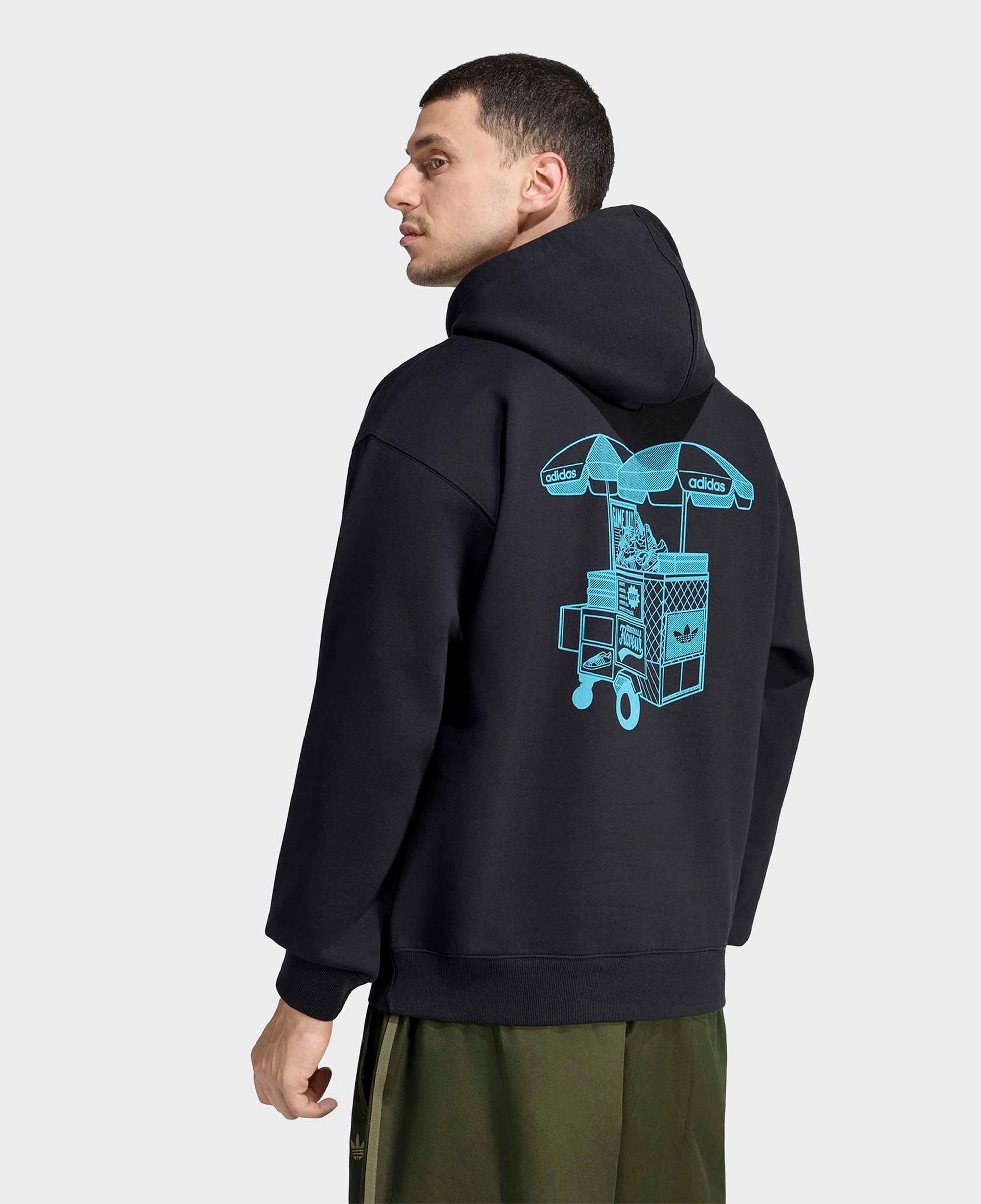 adidas Food Cart Hd Erkek Siyah Sweatshirt