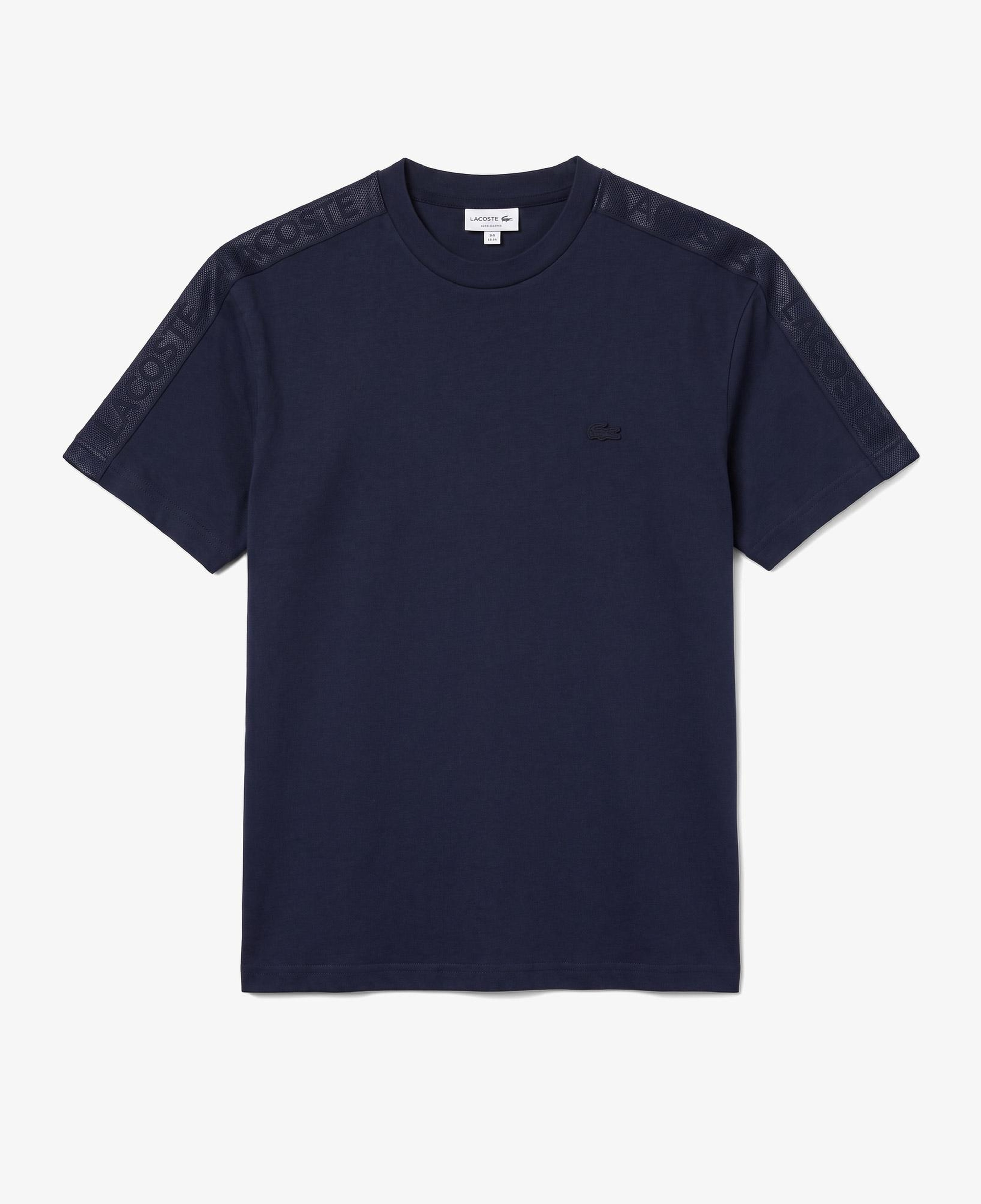 Erkek Relaxed Fit Bisiklet Yaka Lacivert T-Shirt