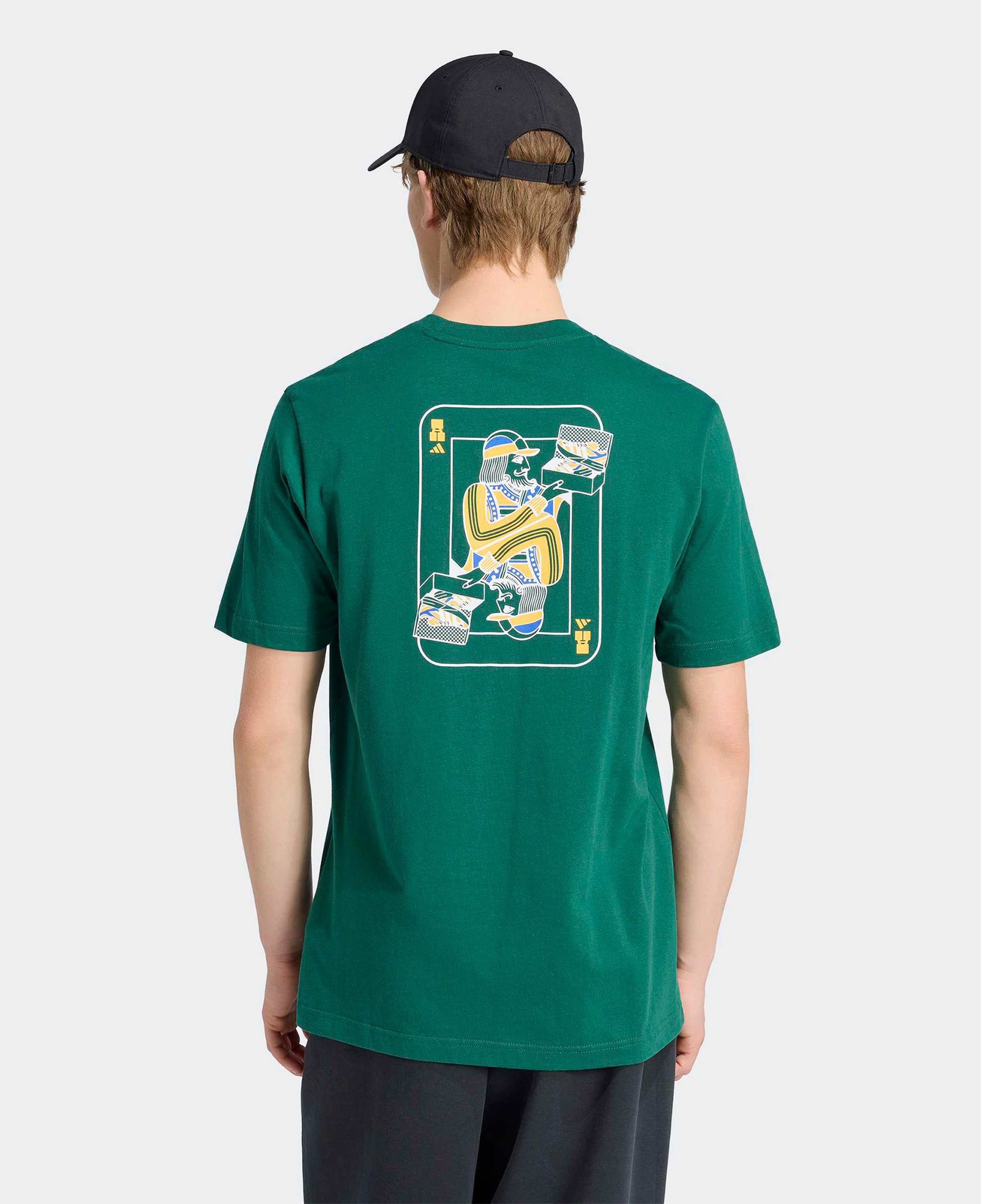 adidas Nov Card T Erkek Yeşil T-Shirt