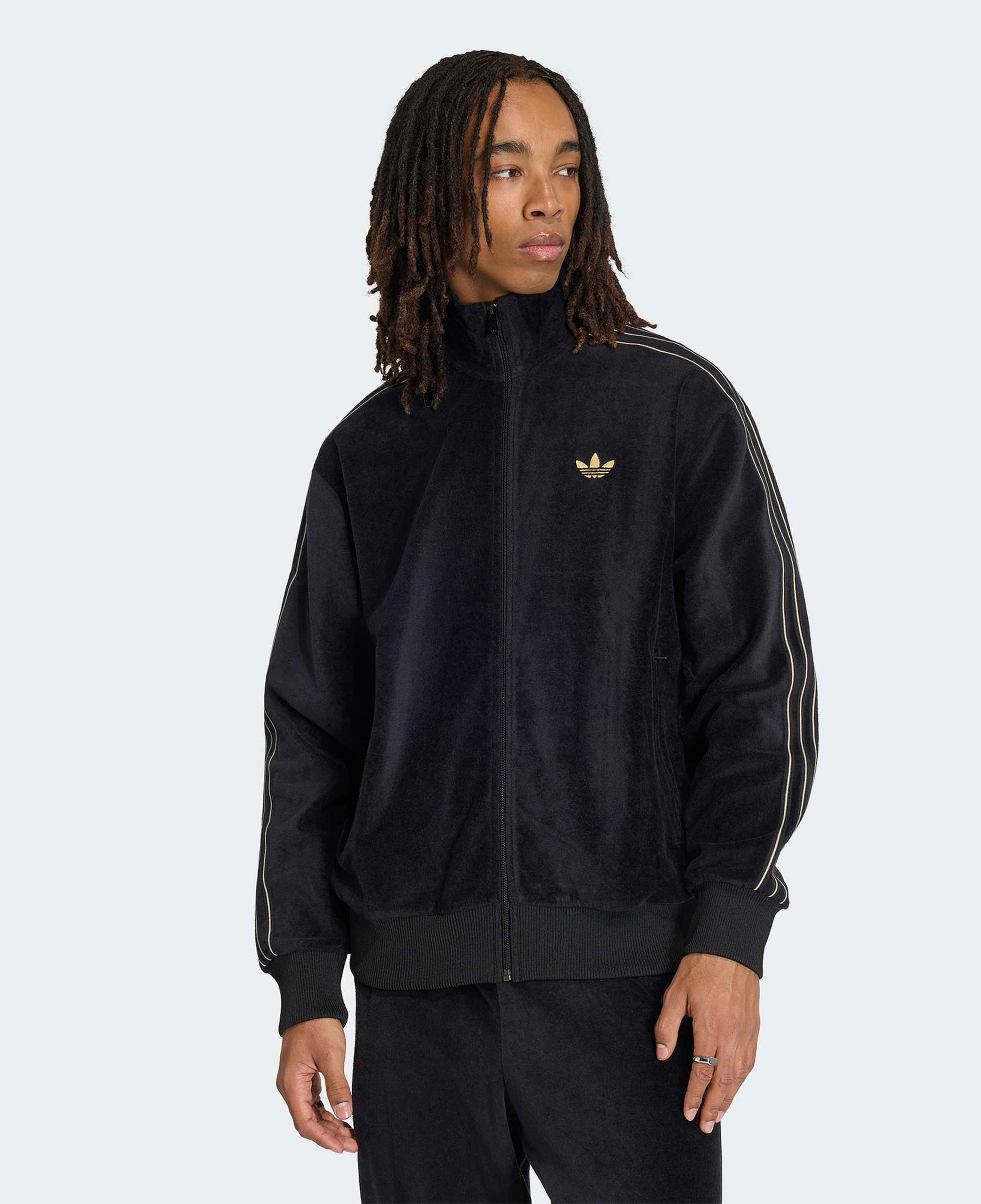 adidas Firebird Vel Erkek Siyah Ceket