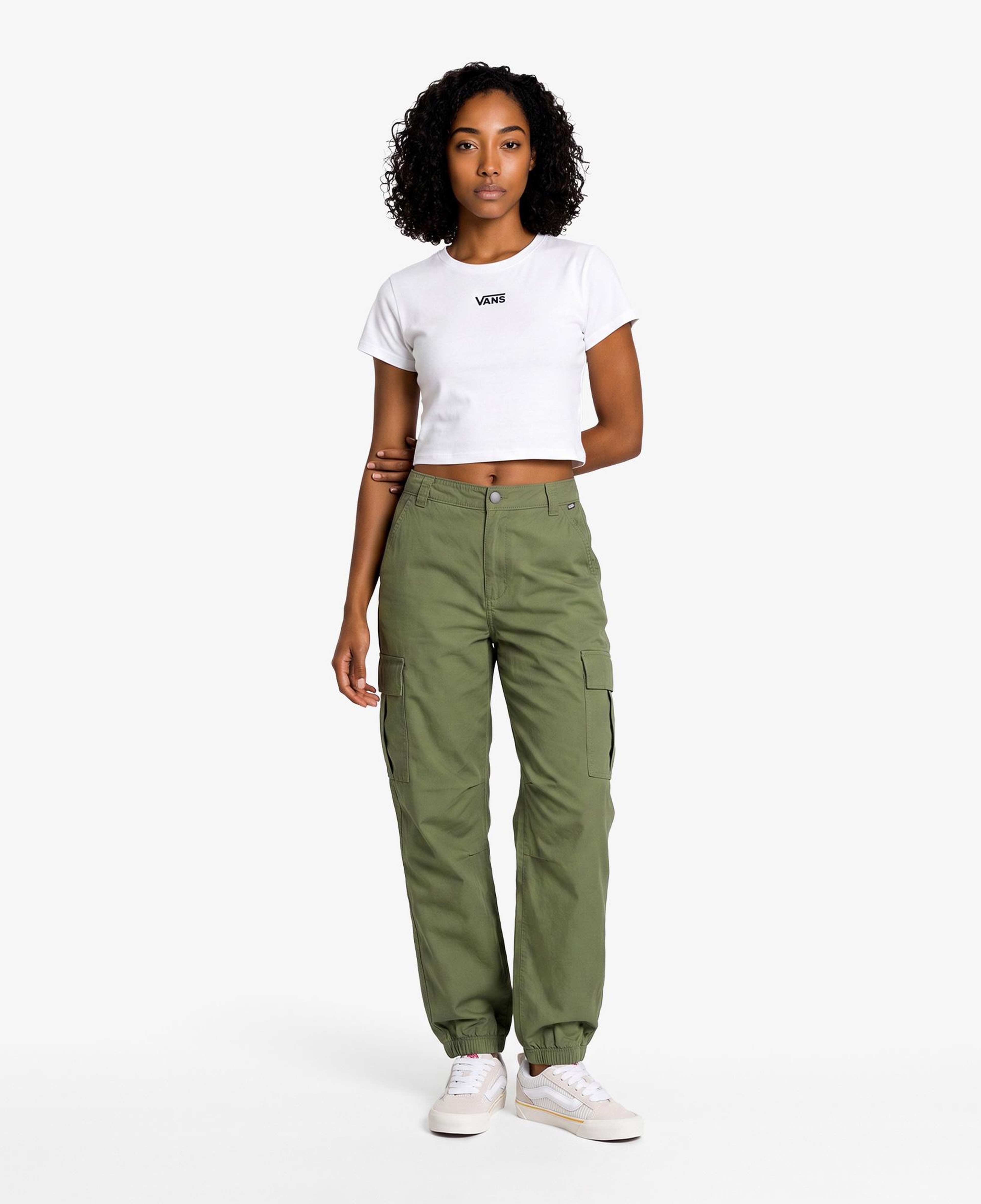 Vans Lightweight Cargo Kadın Yeşil Pantolon