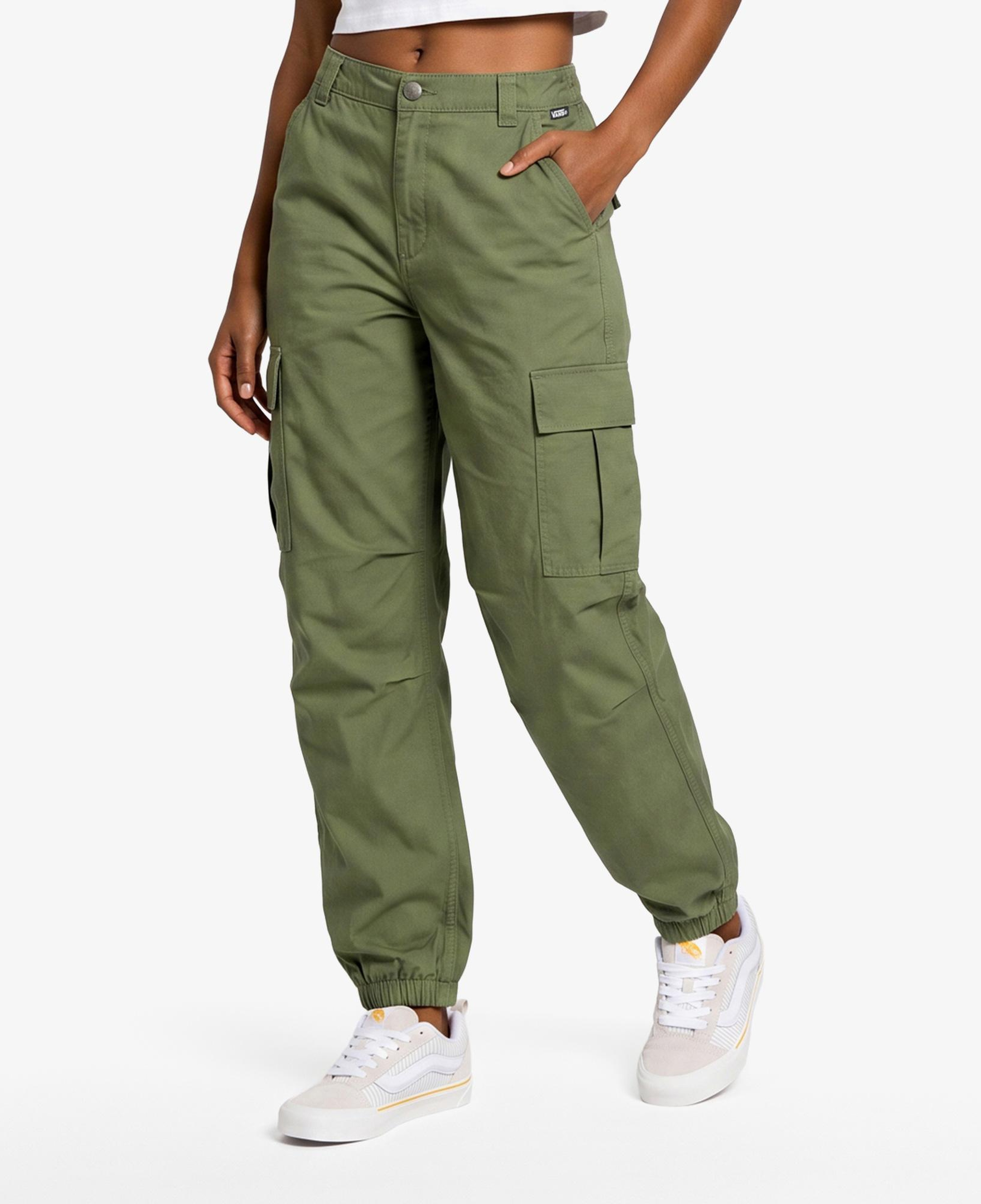 Vans Lightweight Cargo Kadın Yeşil Pantolon