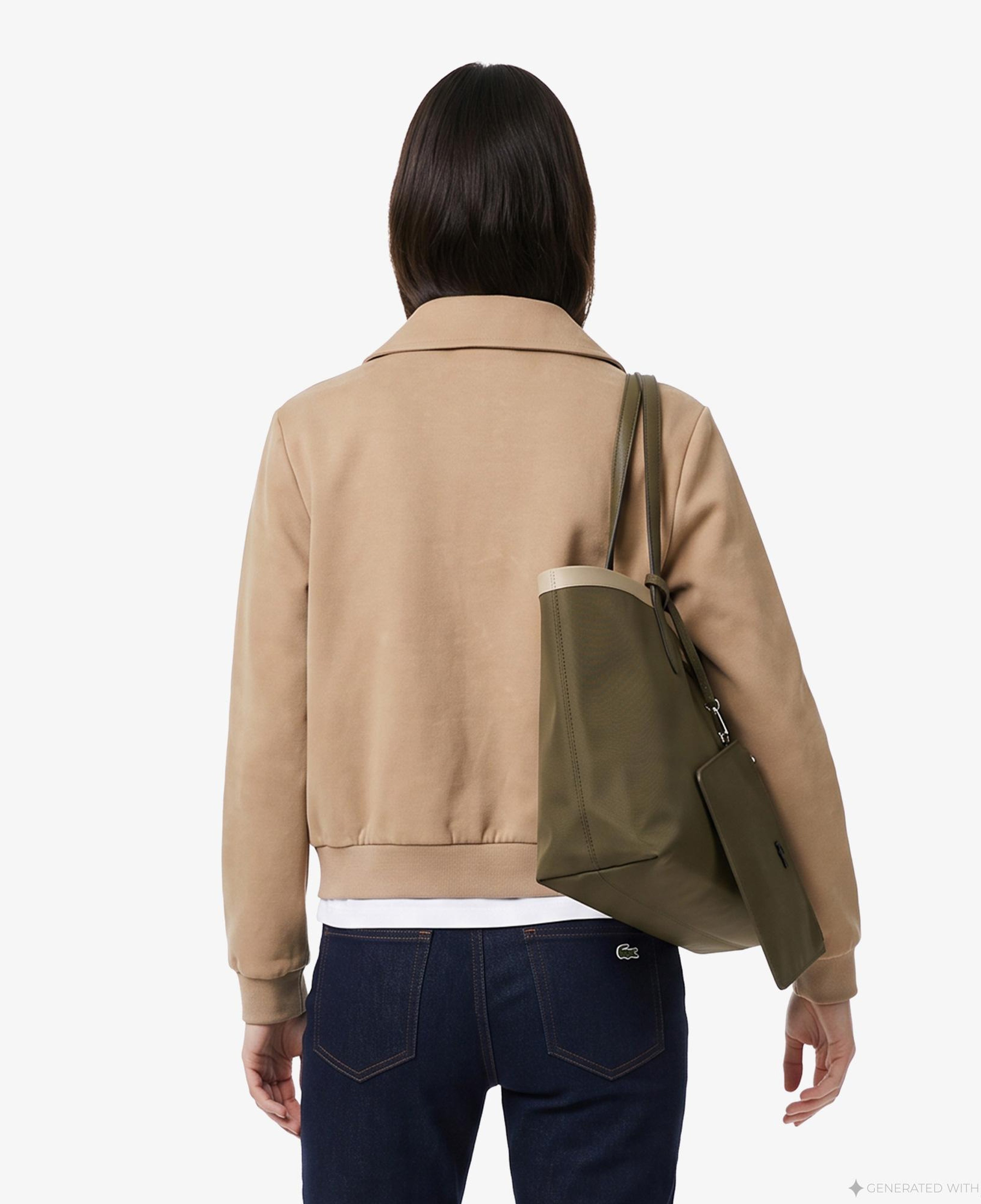Kadın Relaxed Fit Yarım Fermuarlı Bej Sweatshirt