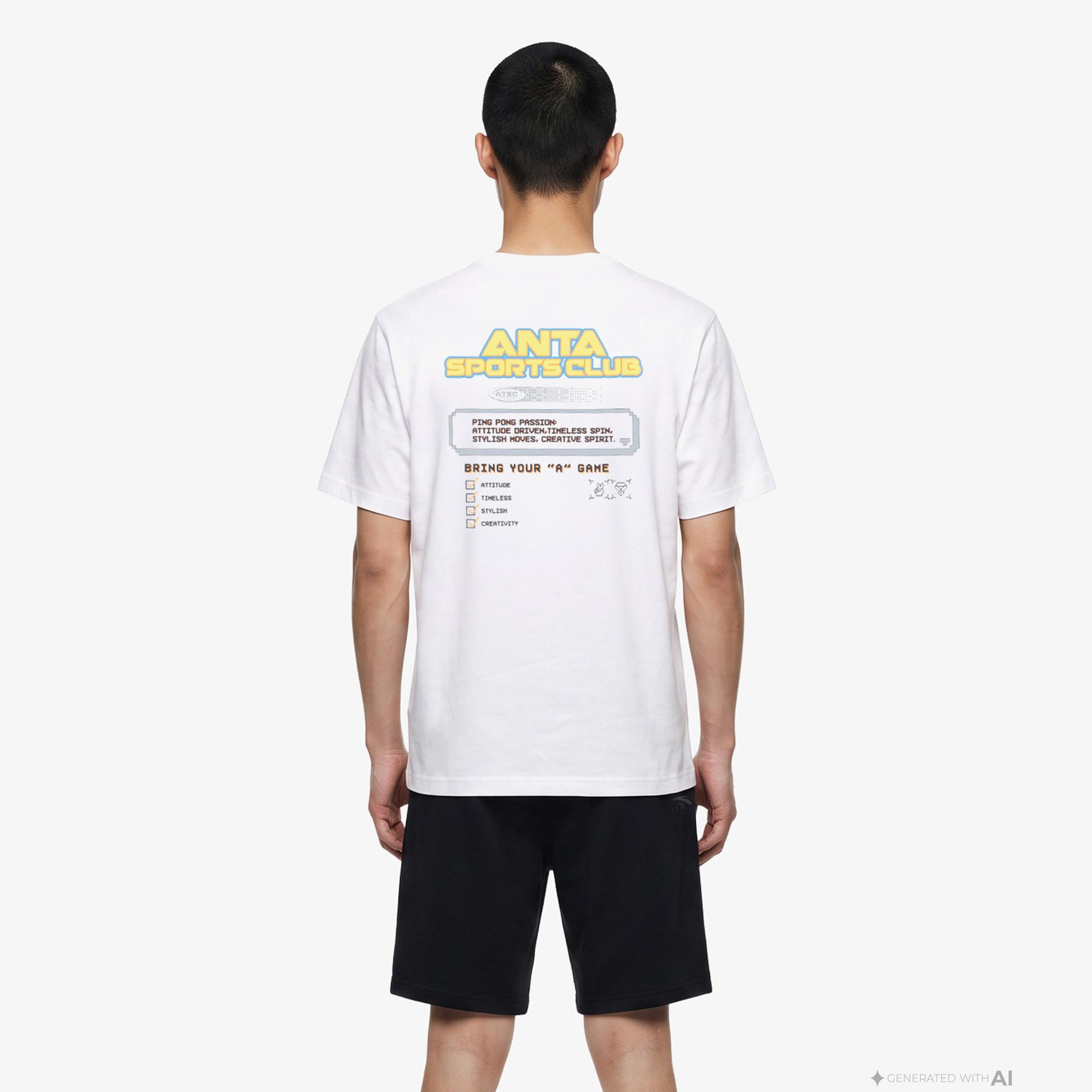 Anta Bring You "A" Game Erkek Beyaz T-Shirt