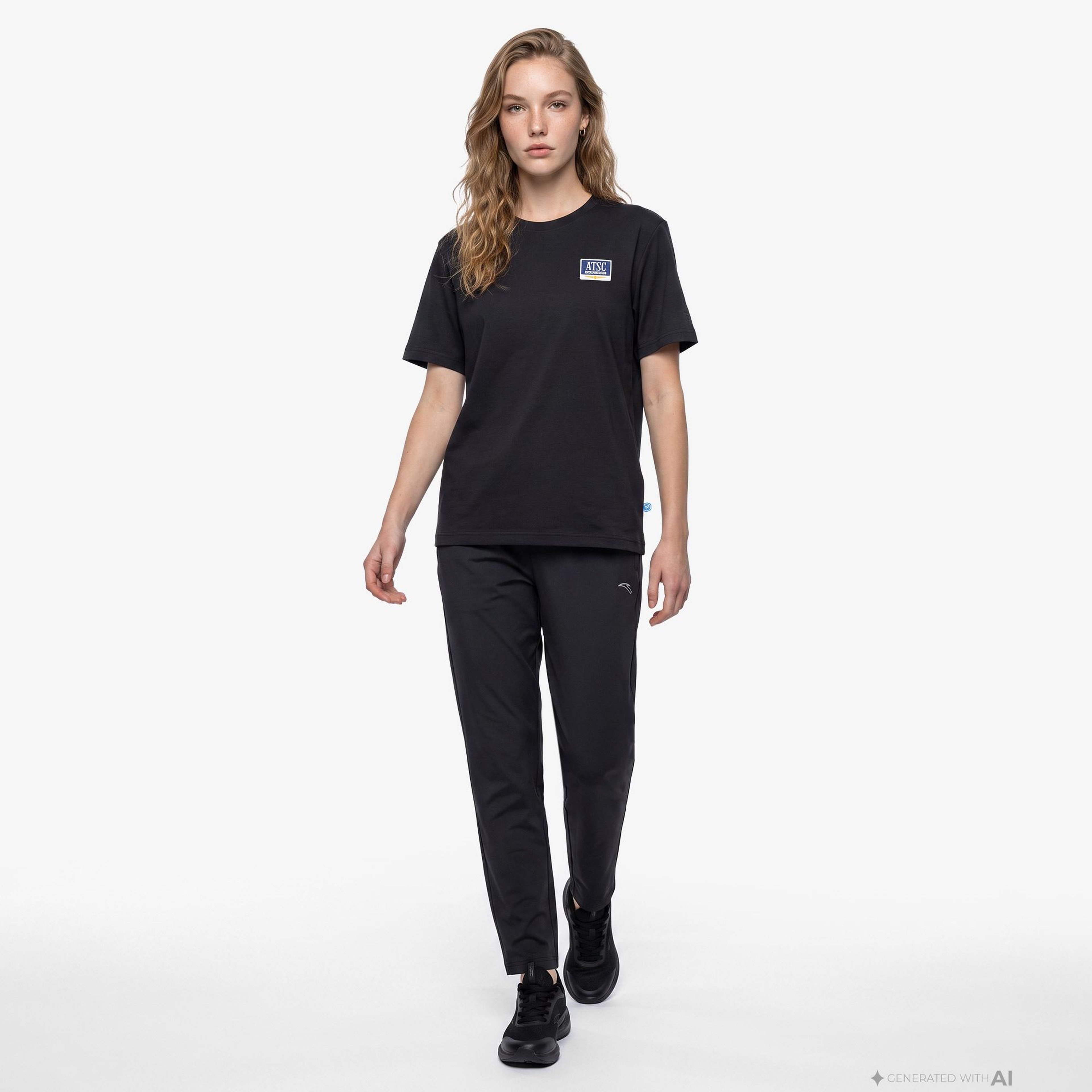 Anta Serve Smash Repeat Erkek Siyah T-Shirt