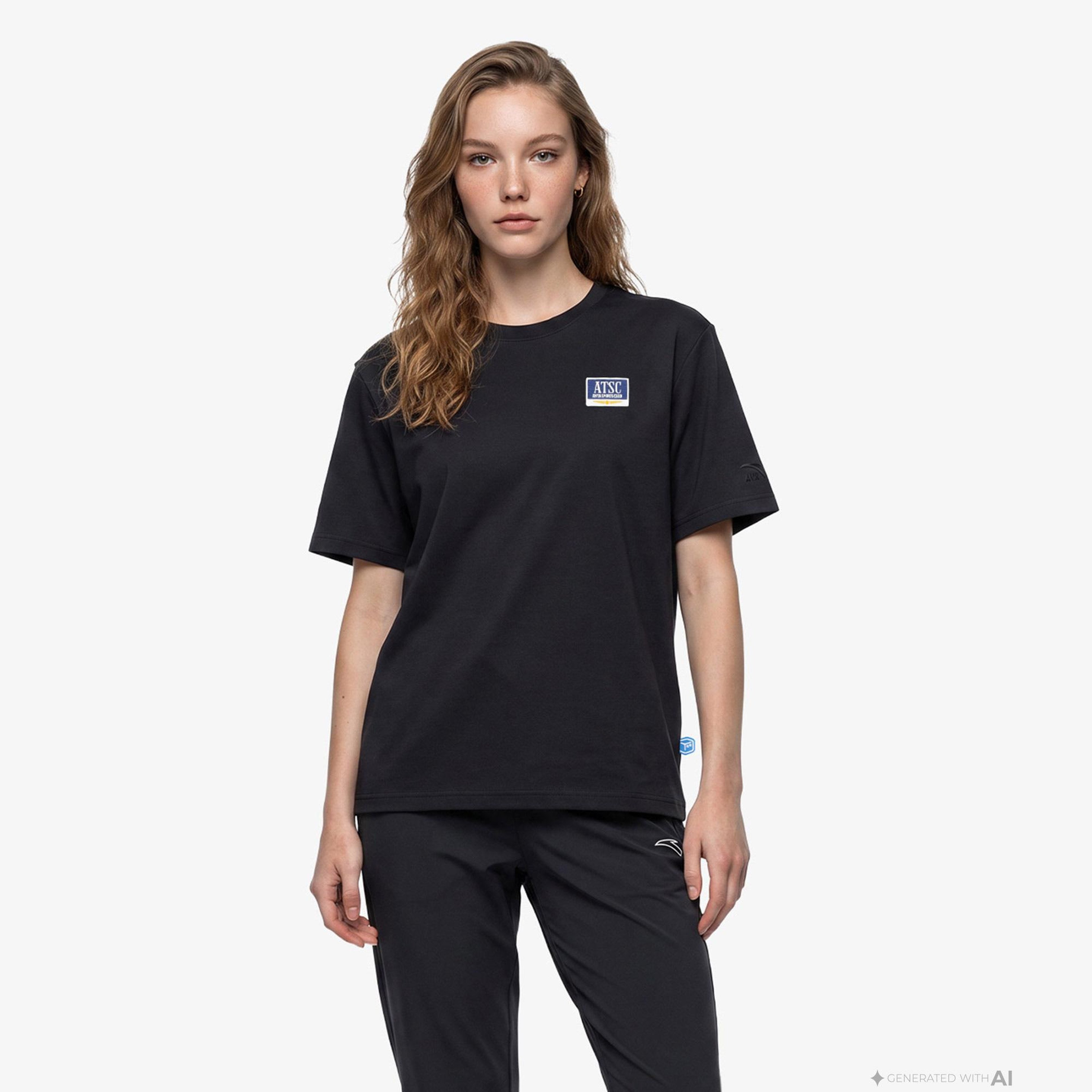 Anta Serve Smash Repeat Erkek Siyah T-Shirt