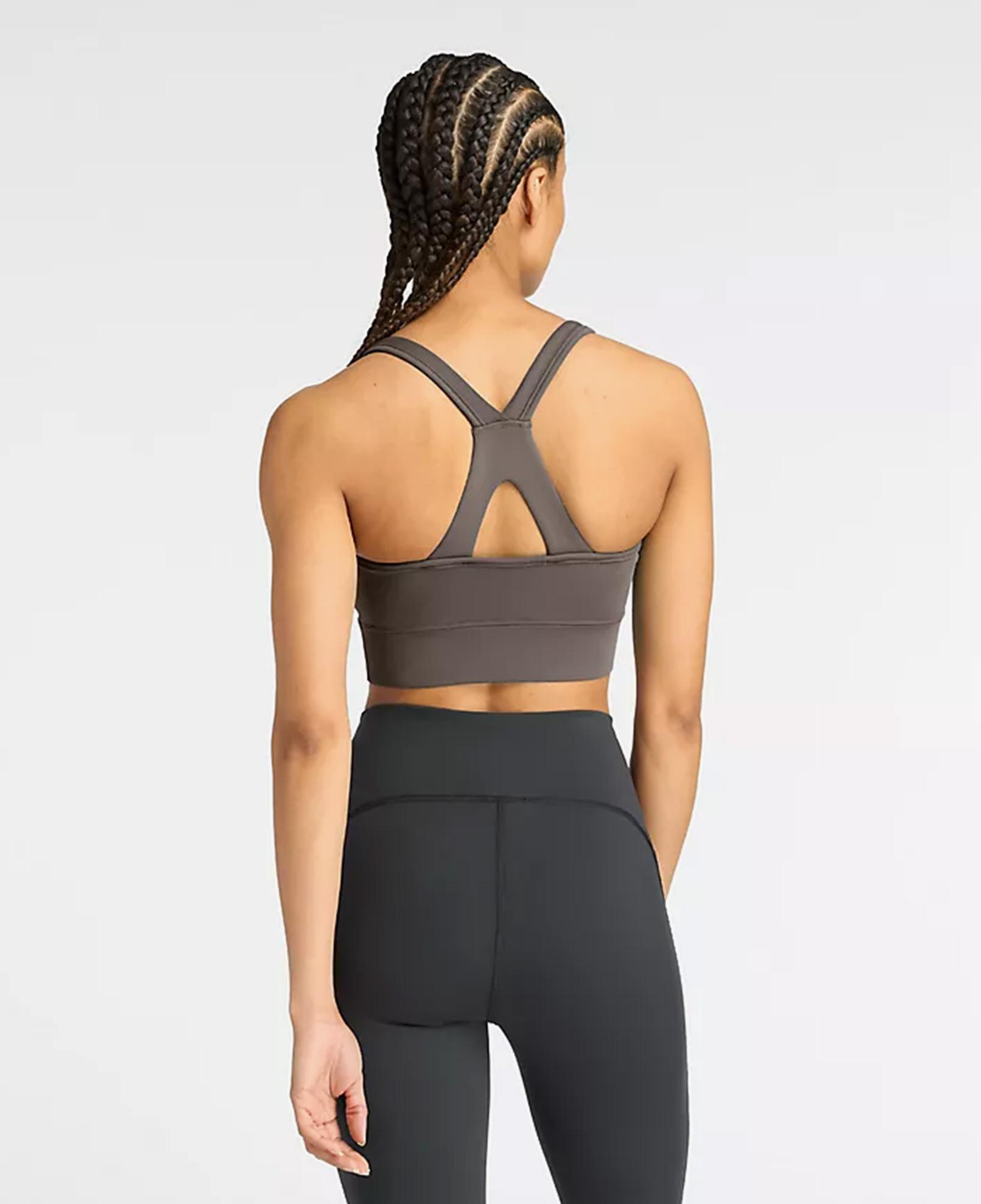 New Balance Essentials Kadın Kahverengi Bra
