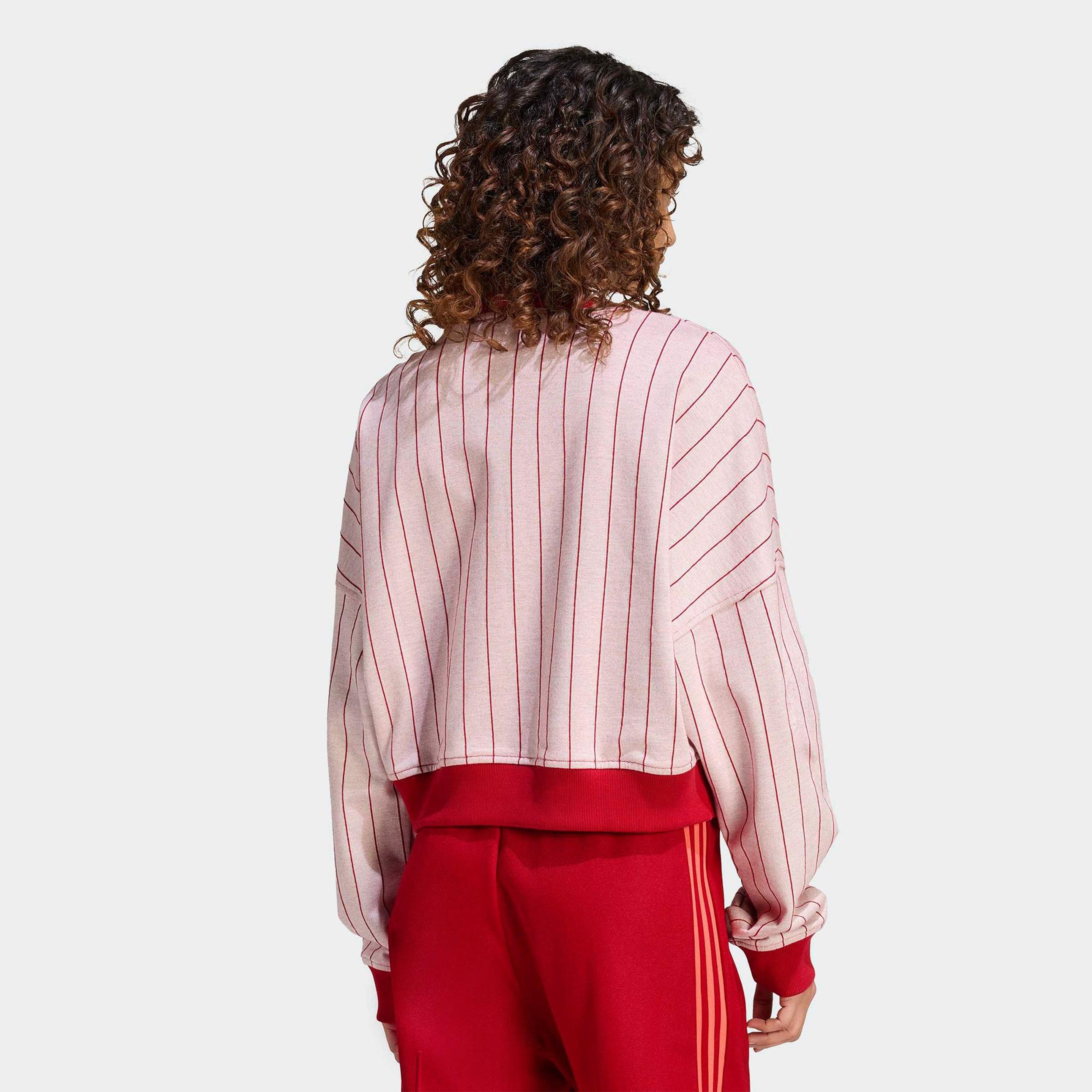 adidas Graphic Crew Kadın Beyaz Sweatshirt