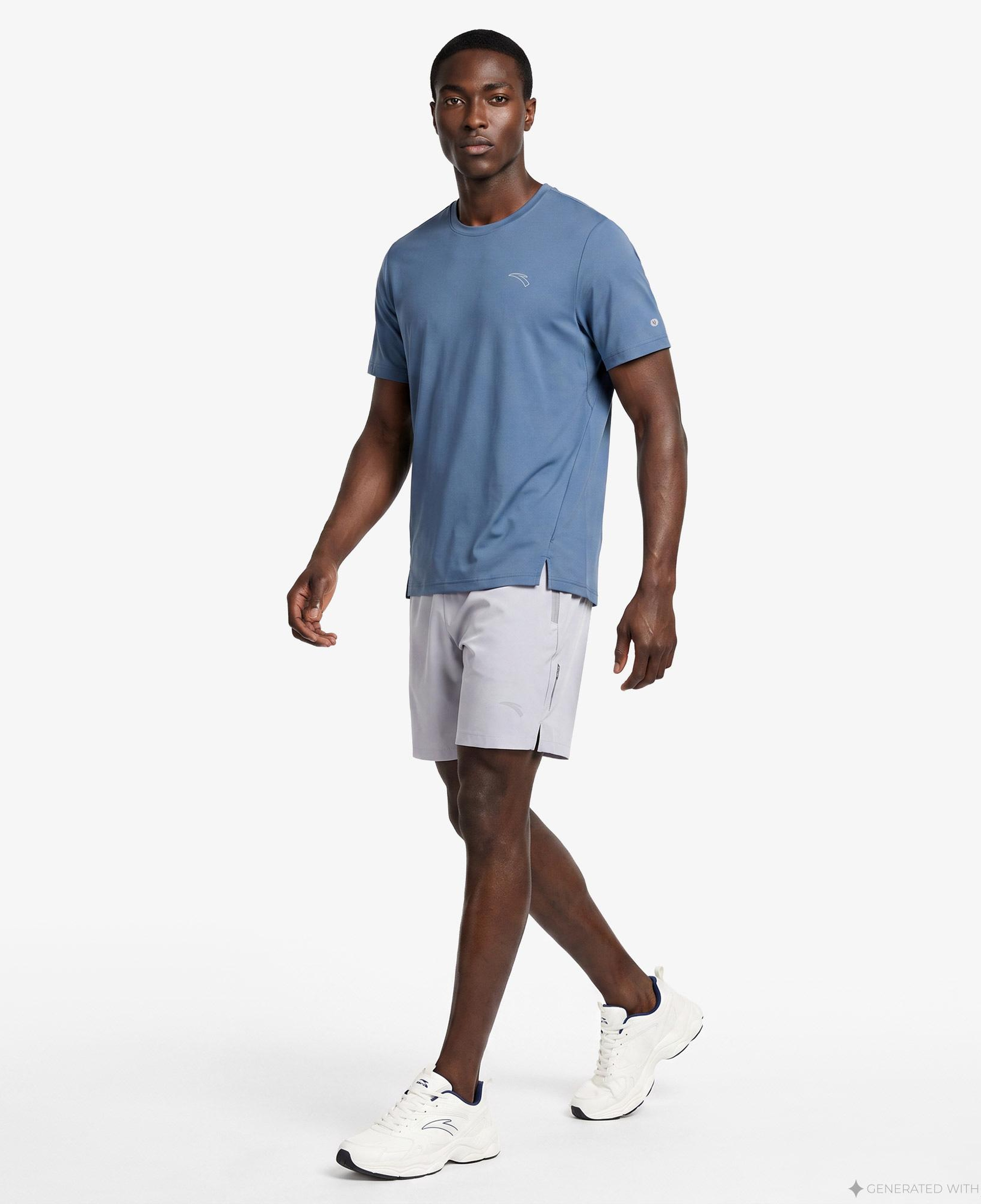 Anta Advanced Physical Testing Erkek Mavi T-Shirt