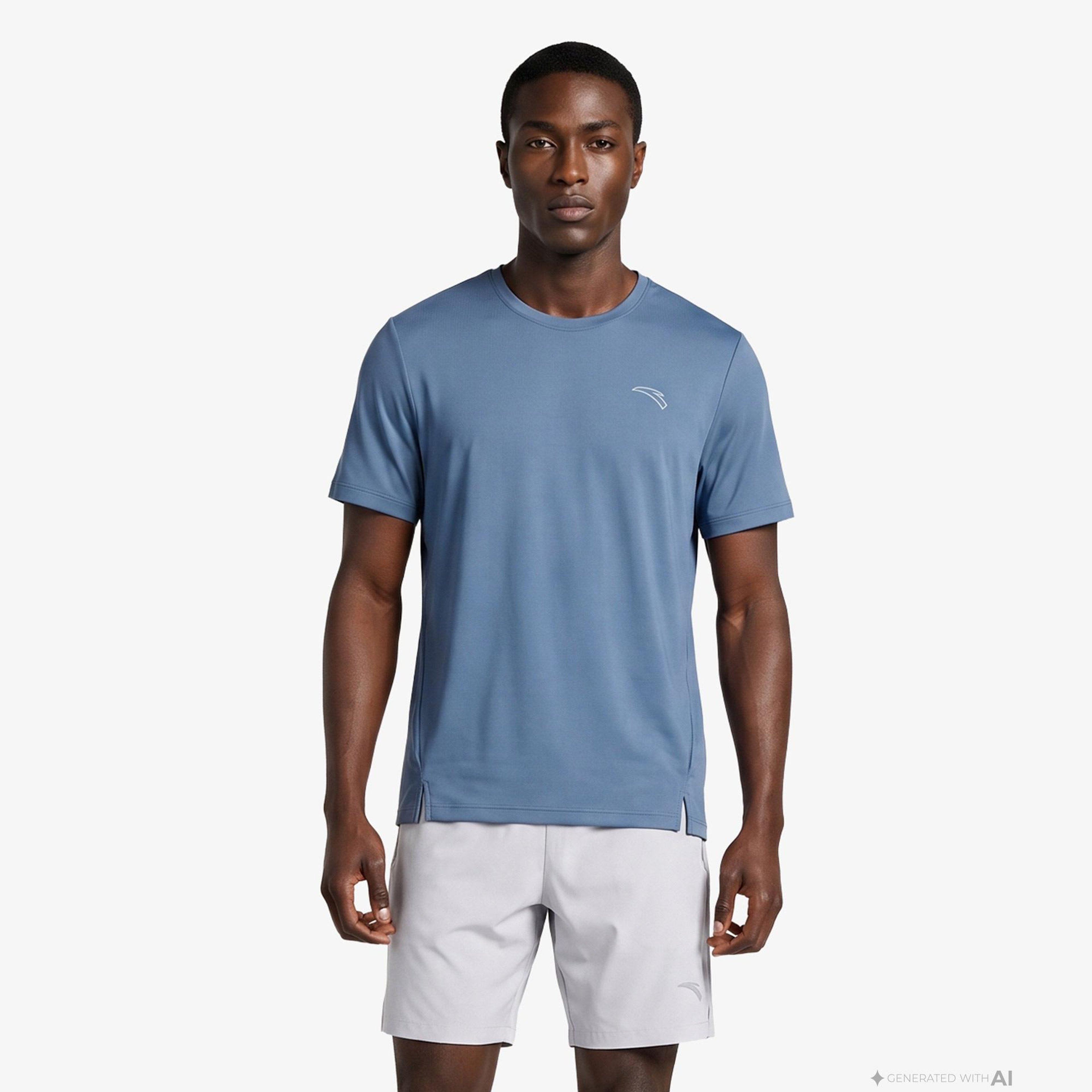 Anta Advanced Physical Testing Erkek Mavi T-Shirt