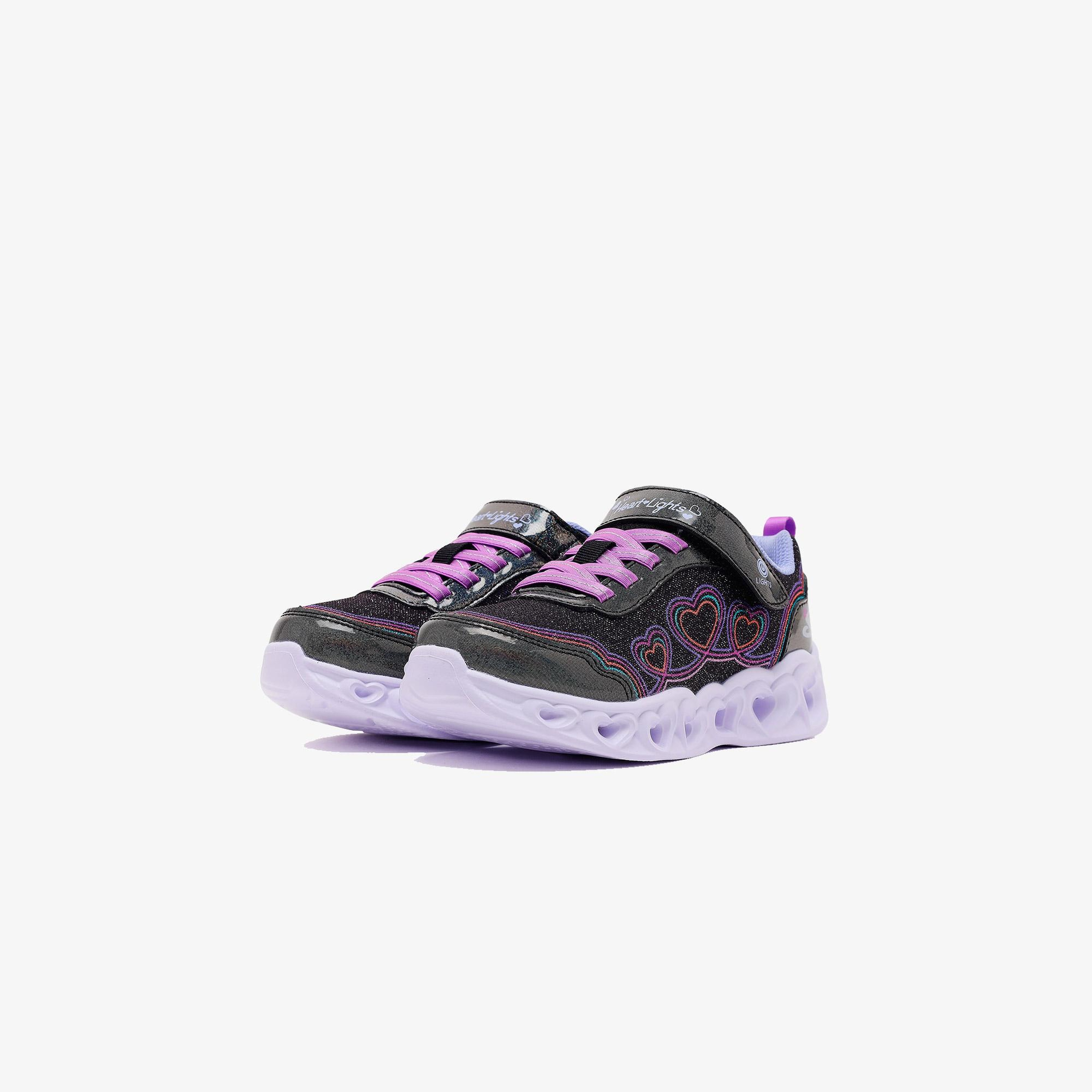 Skechers Heart Lights Çocuk Siyah Spor Ayakkabı