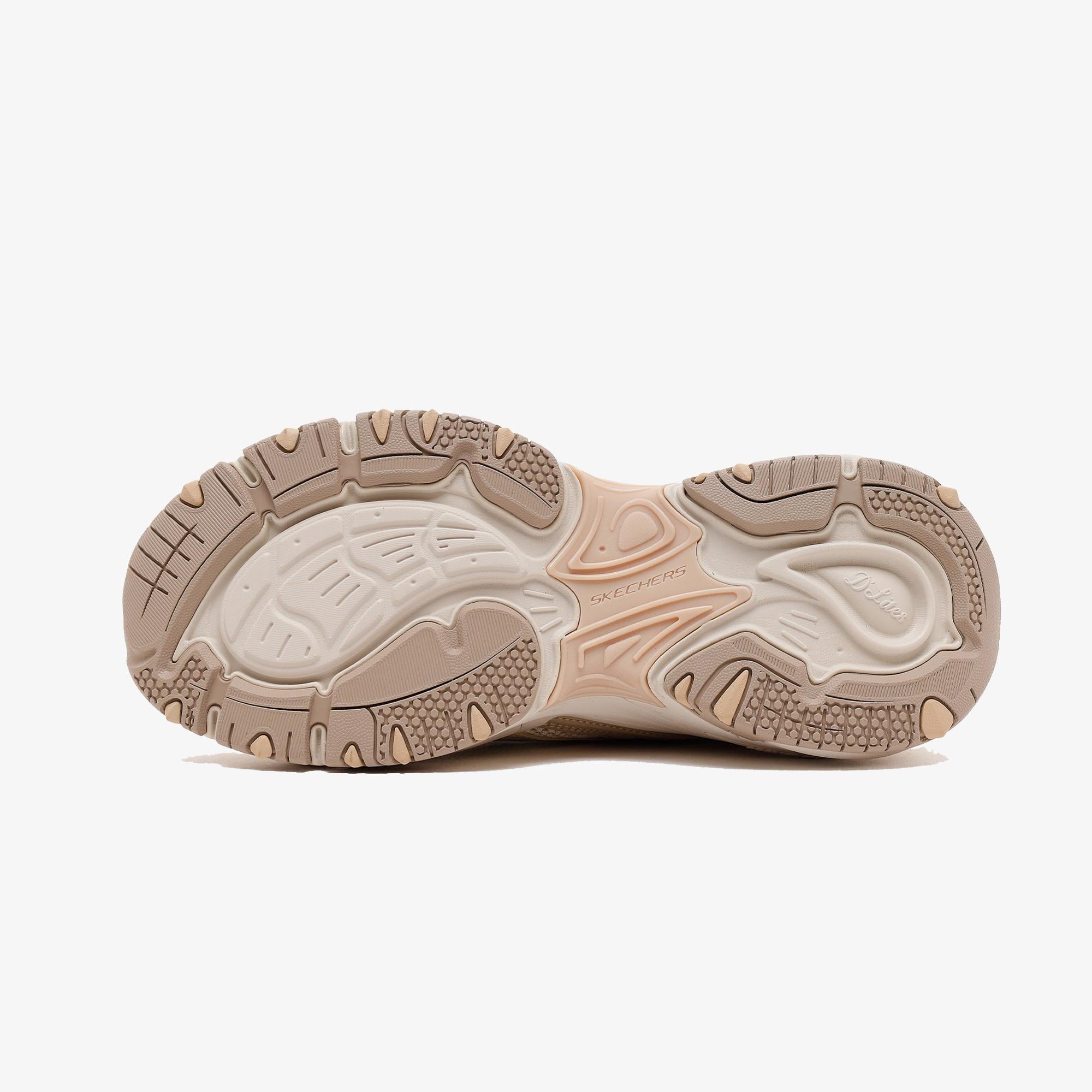 Skechers D'Lites 6.0 Kadın Naturel/Pembe Spor Ayakkabı