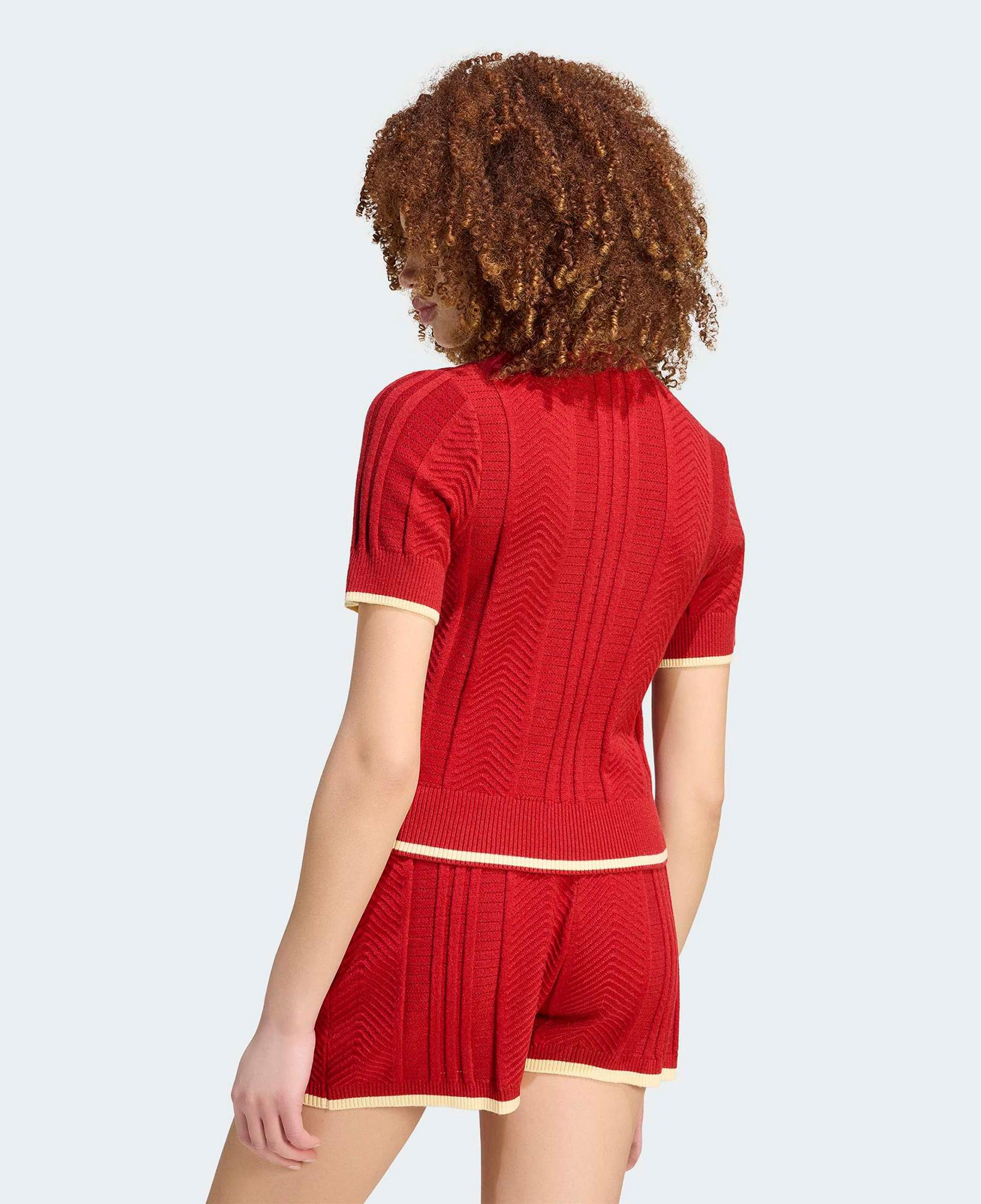 adidas Polo Sh Sleeves Kadın Kırmızı Polo Yaka T-Shirt