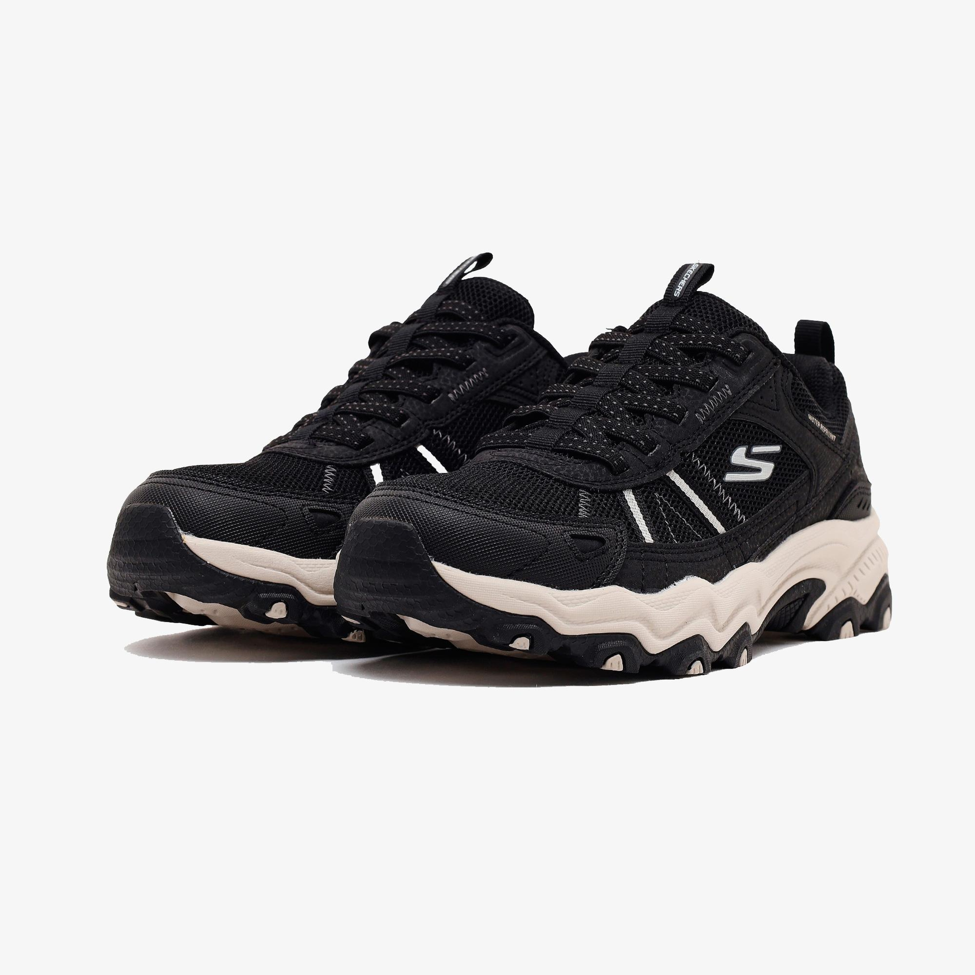 Skechers Stamina At Kadın Siyah/Kahverengi Spor Ayakkabı