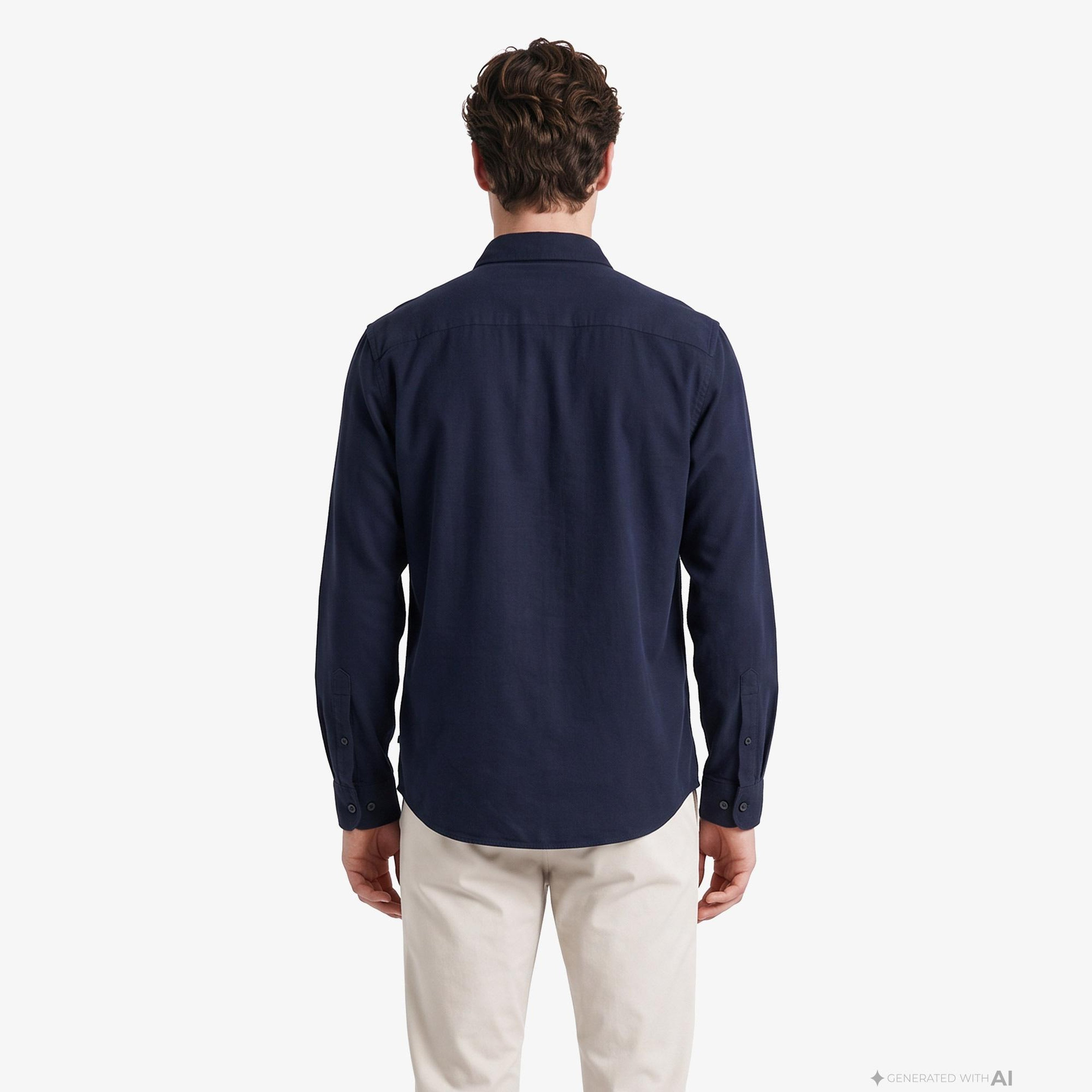 Nautica Erkek Lacivert Regular Fit Gömlek