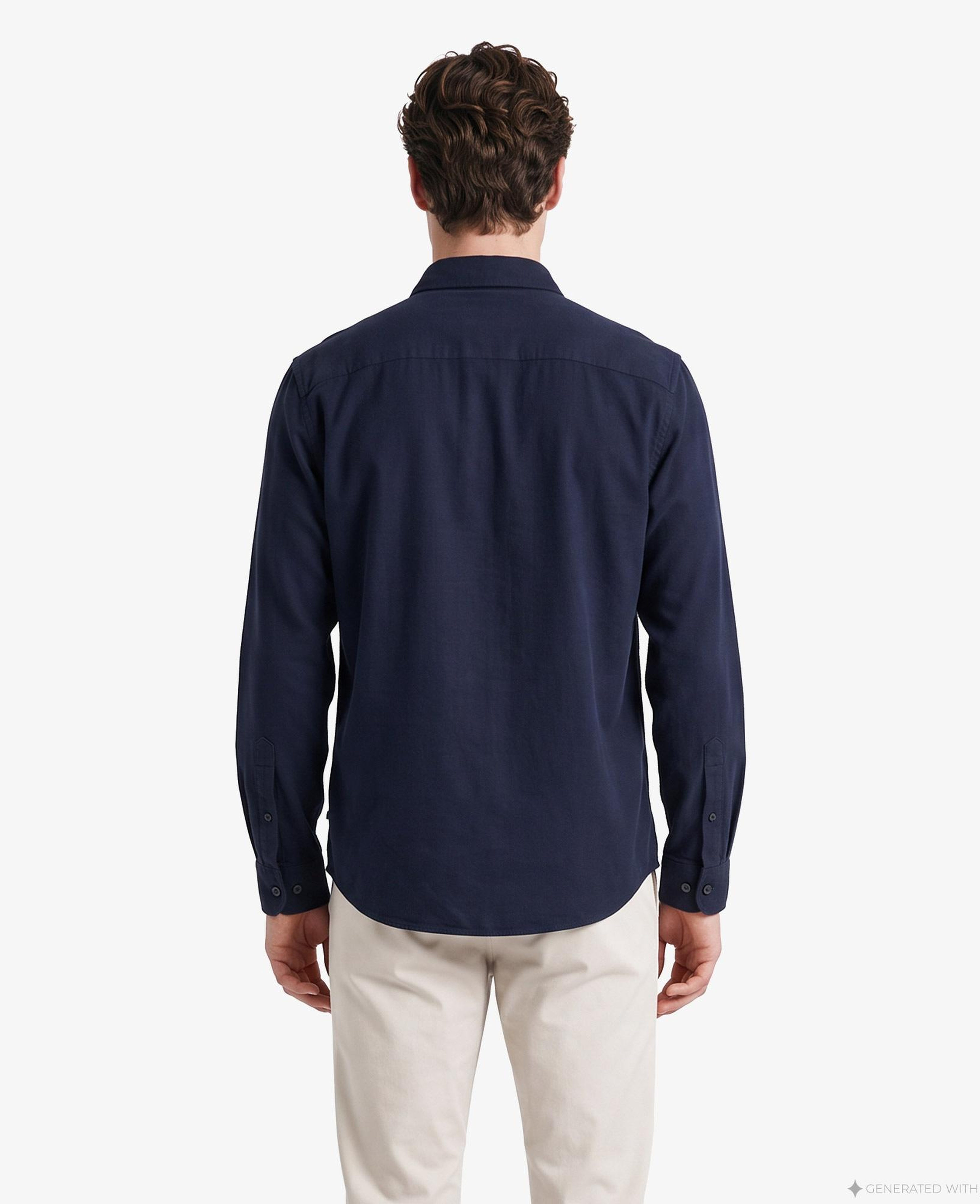 Nautica Erkek Lacivert Regular Fit Gömlek