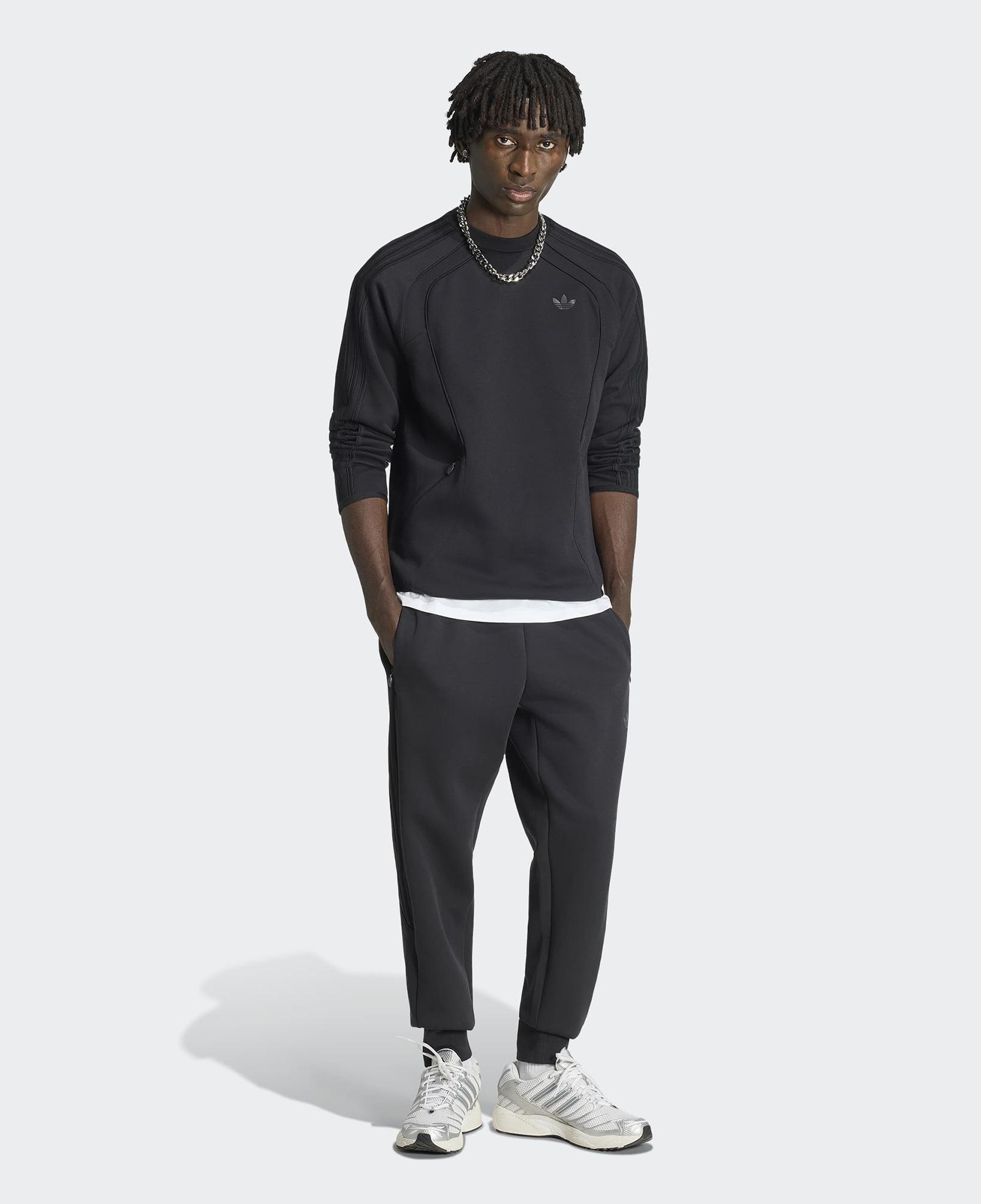 adidas Spacer Crew Erkek Siyah Sweatshirt