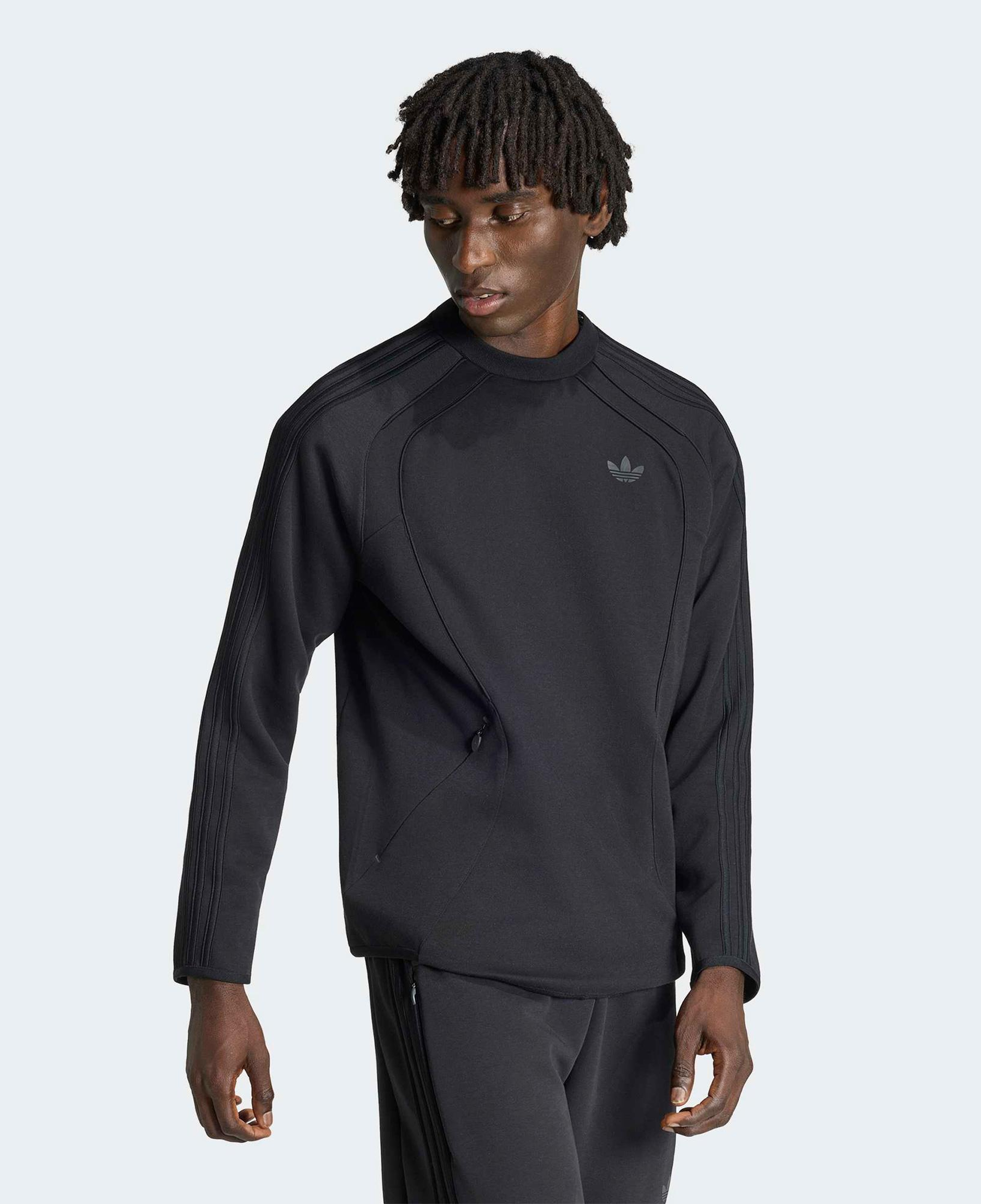 adidas Spacer Crew Erkek Siyah Sweatshirt