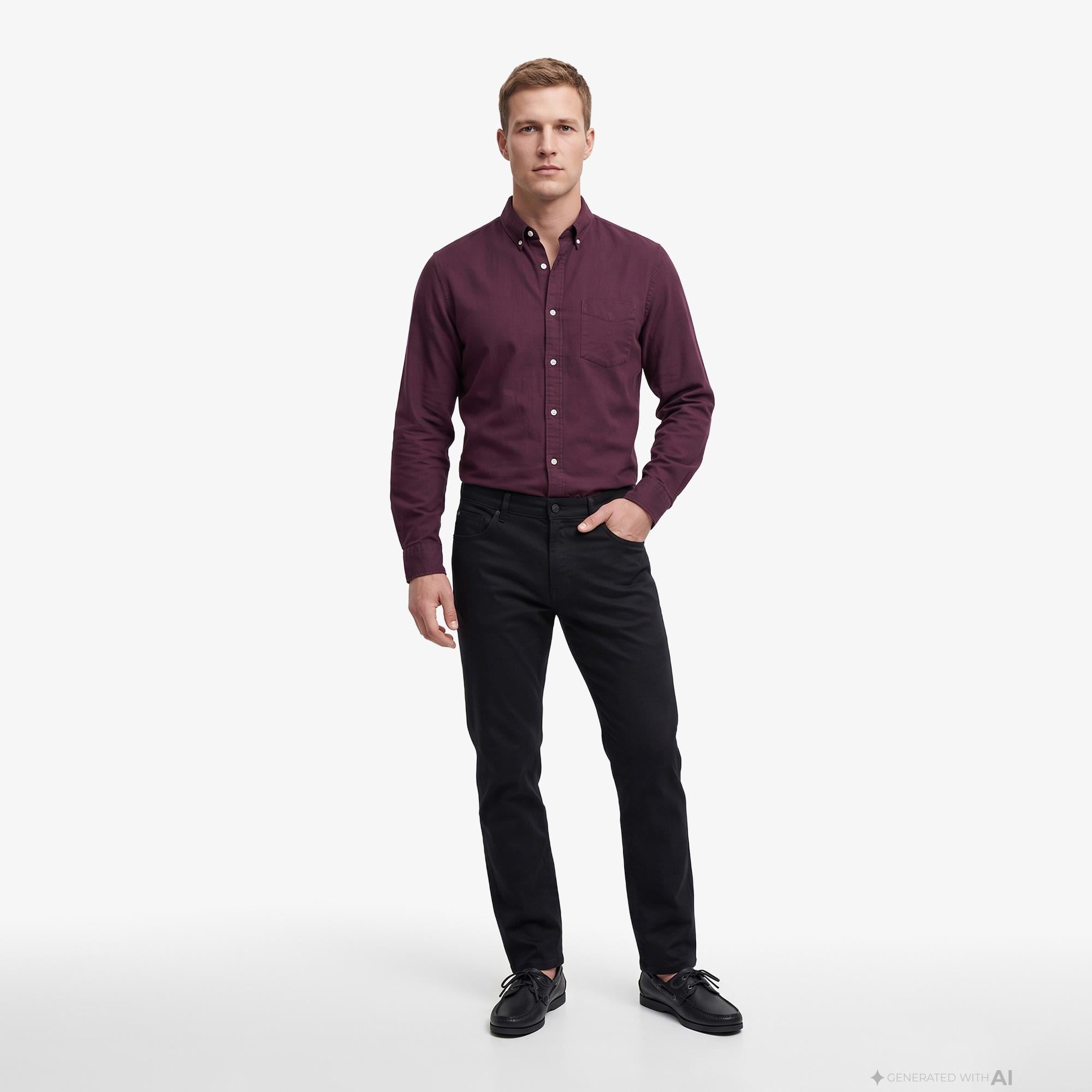 Nautica Erkek Siyah Slim Fit Pantolon