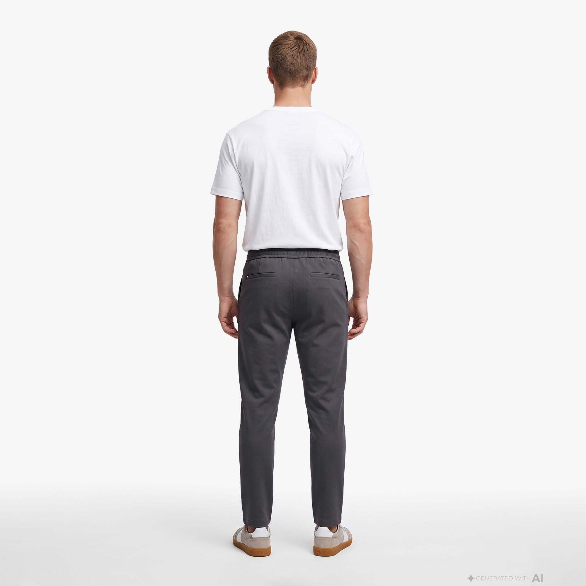 Nautica Erkek Gri Slim Fit Pantolon