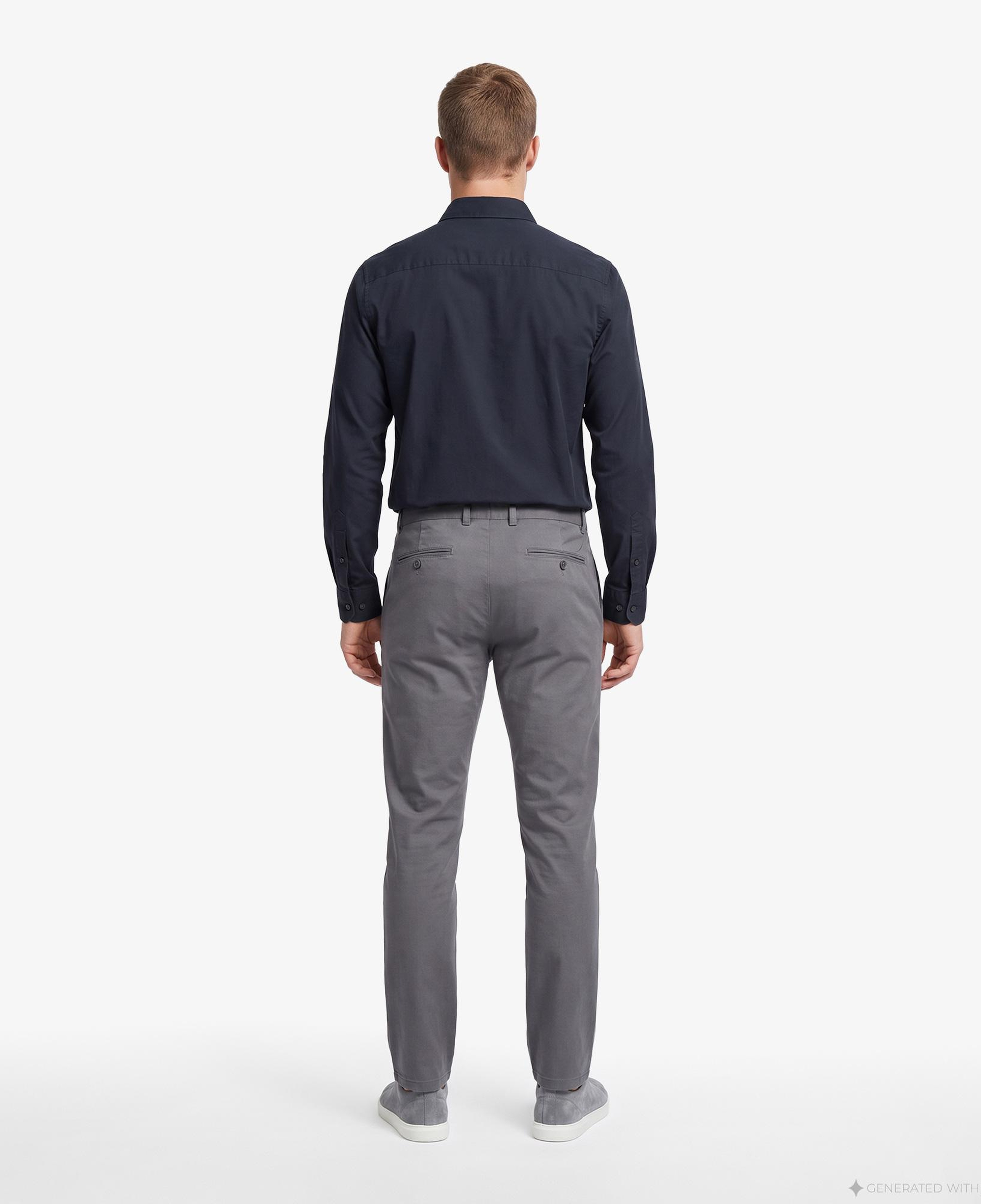 Nautica Erkek Gri Slim Fit Pantolon