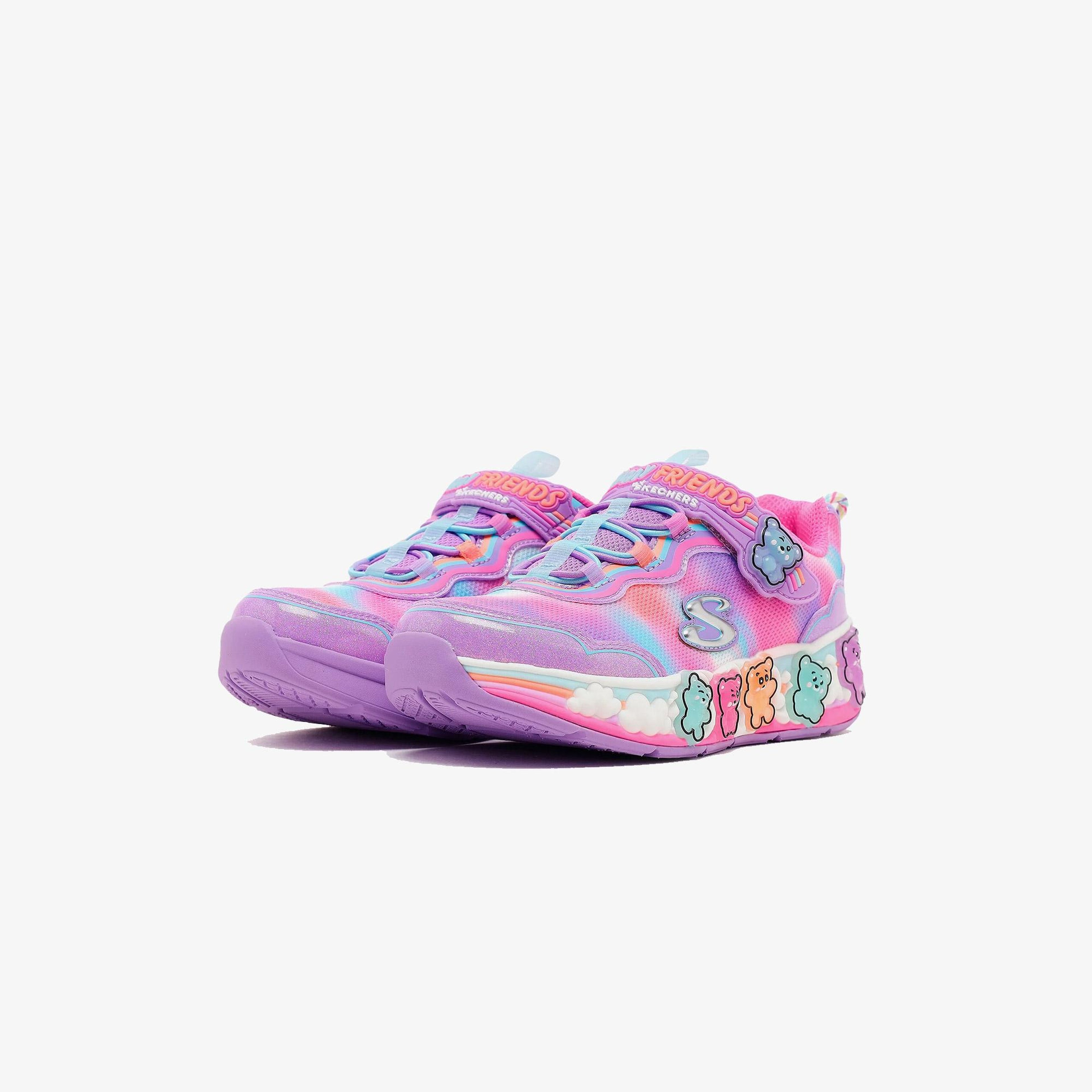 Skechers Gummy Friends Çocuk Siyah/Yeşil Spor Ayakkabı