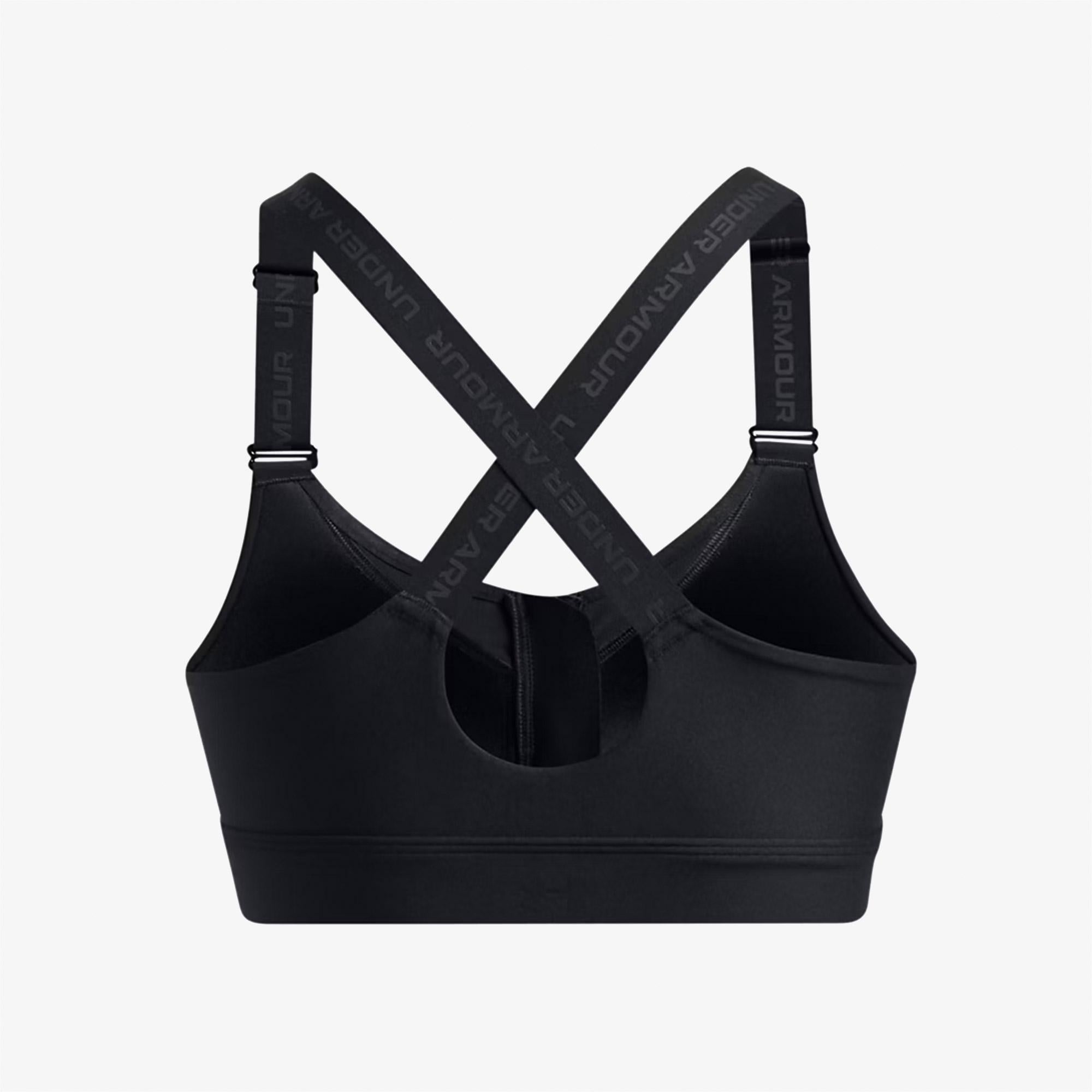 Under Armour Infinity High Zip 2.0 Kadın Siyah Bra