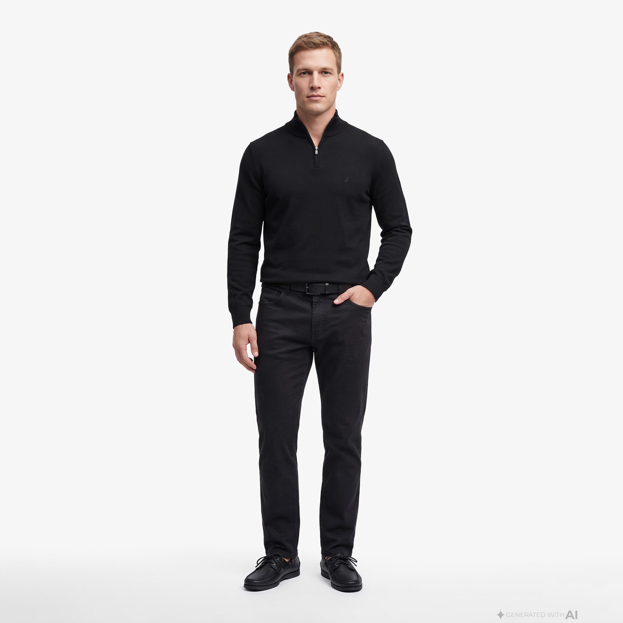 Nautica Erkek Siyah Slim Fit Pantolon