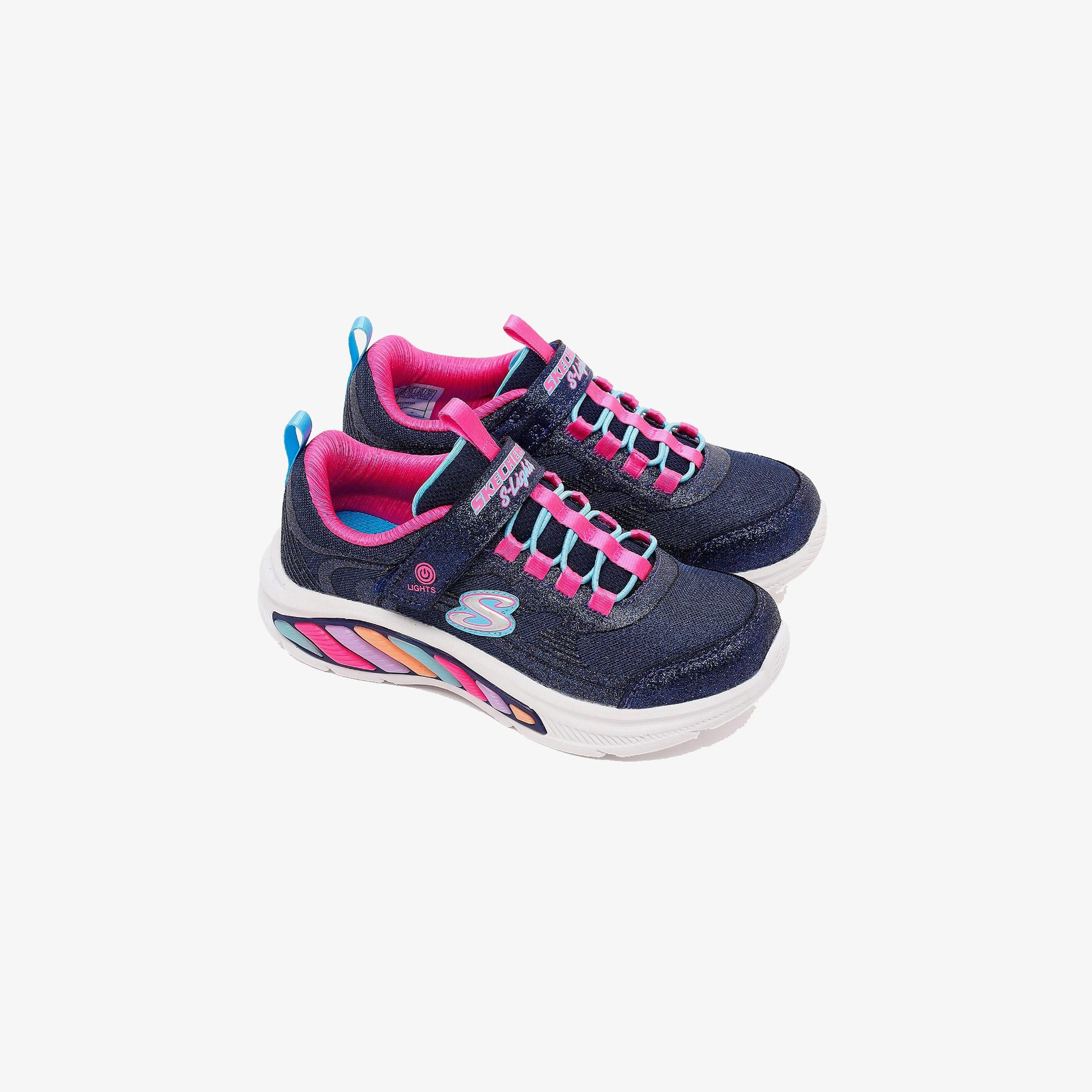 Skechers Rainbow Cruisers-Glitzy Glow Çocuk Siyah Spor Ayakkabı